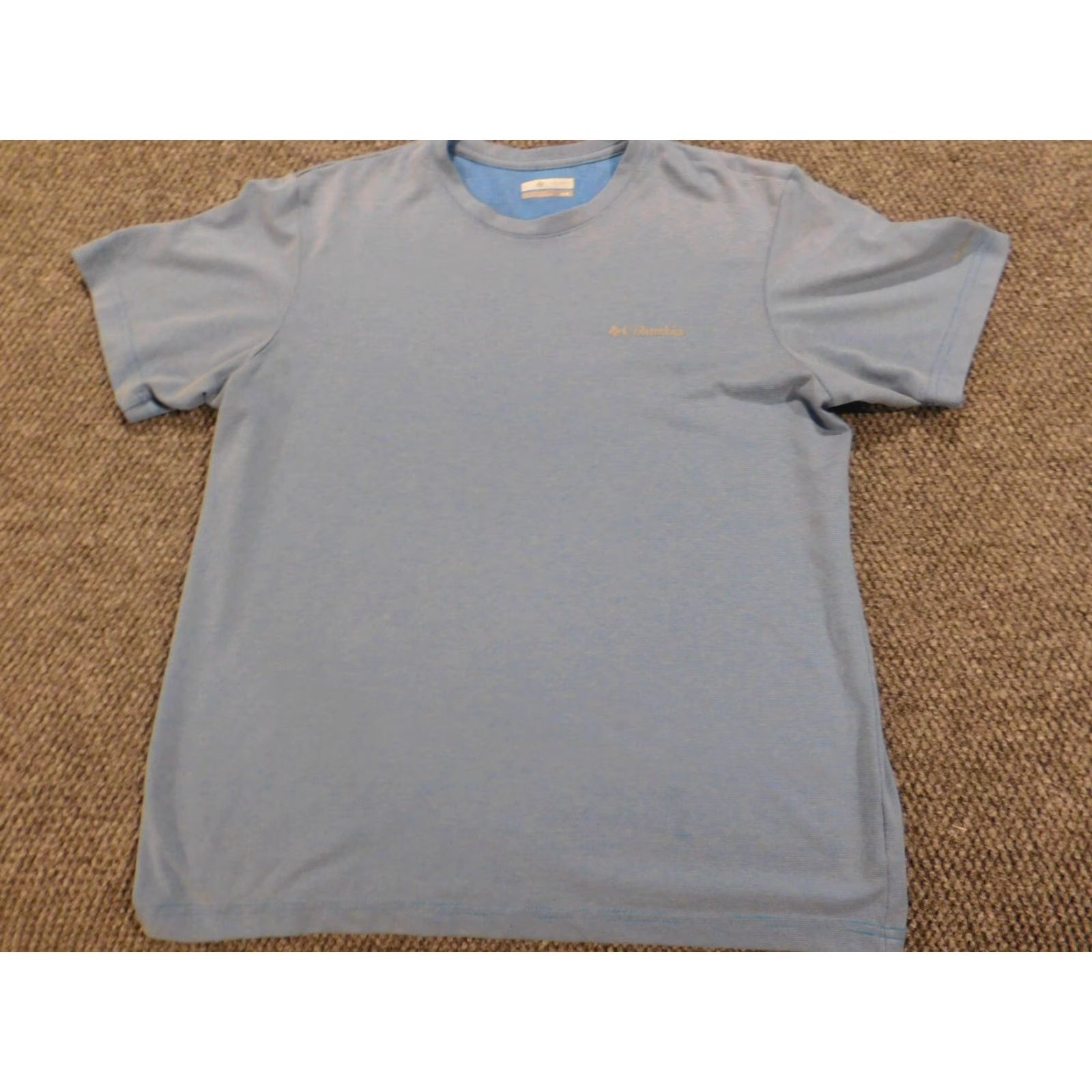 Vintage Columbia Mens Shirt Medium Blue Striped Stretch Active Crew Neck Short Sleeve T-Shirt Logo Star Wars Graphic Print 2 Star Twin Forks Size US M / EU 48-50 / 2 - 5 Thumbnail