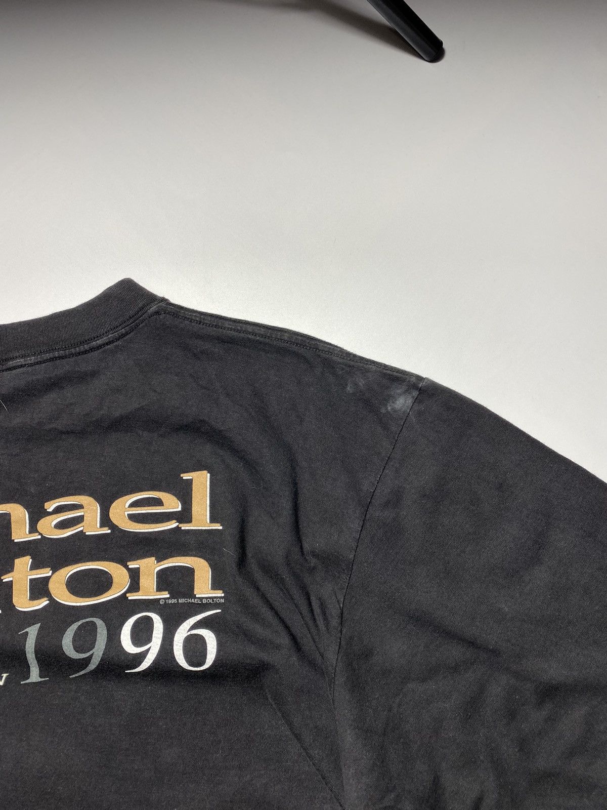 Band Tees × Vintage Vintage 1995 Michael Bolton all over print tour band t-shirt Size US XL / EU 56 / 4 - 12 Thumbnail