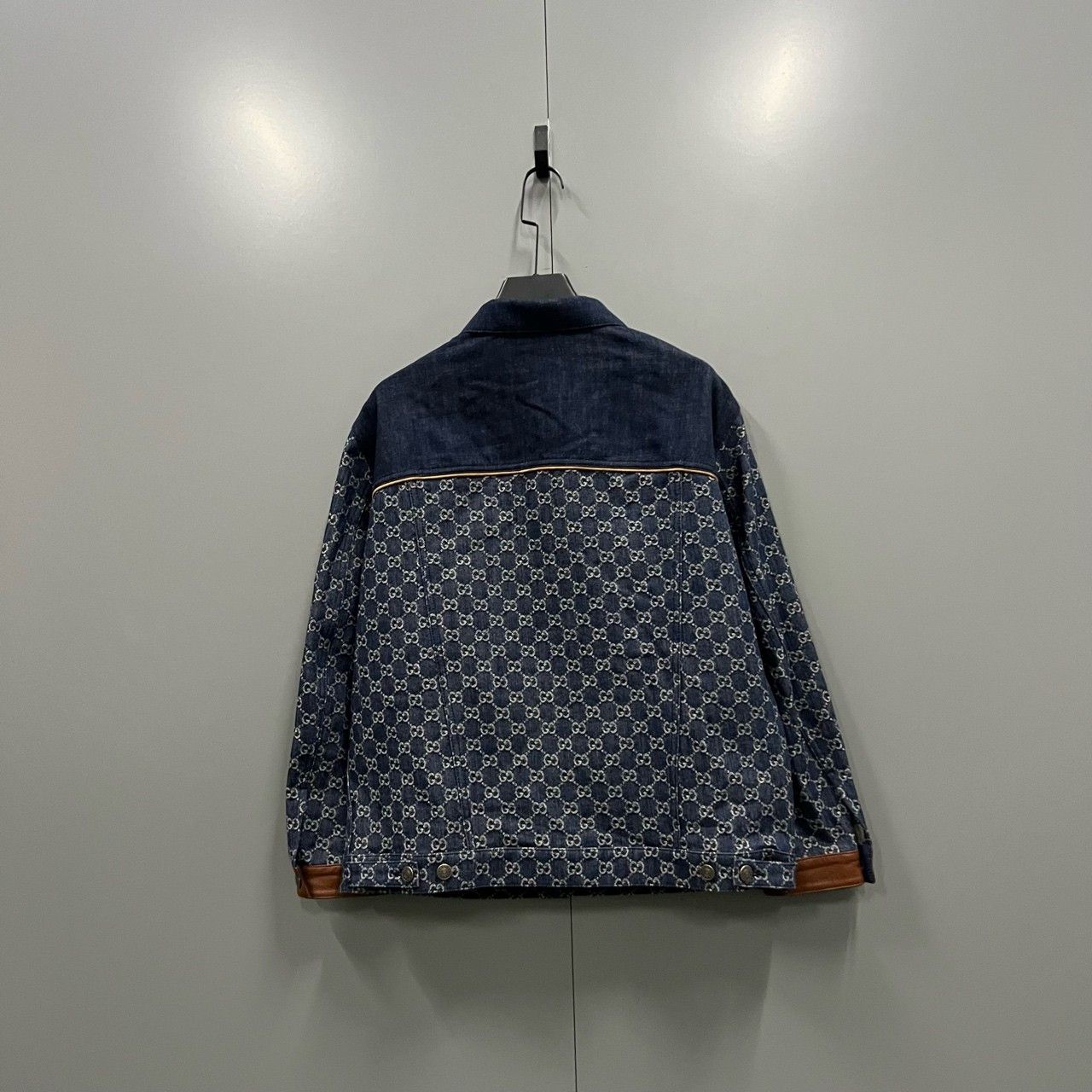 Gucci Gucci Full print GG logo denim jacket 2501-Nextarrow Size US S / EU 44-46 / 1 - 2 Thumbnail