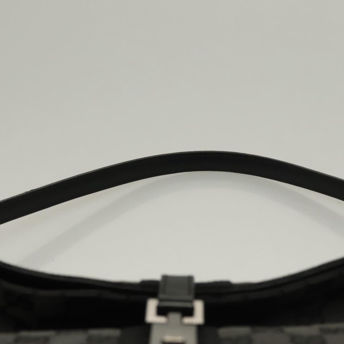 Gucci GUCCI GG Canvas Jackie Shoulder Bag Black Silver 001 3355 Size ONE SIZE - 8 Thumbnail