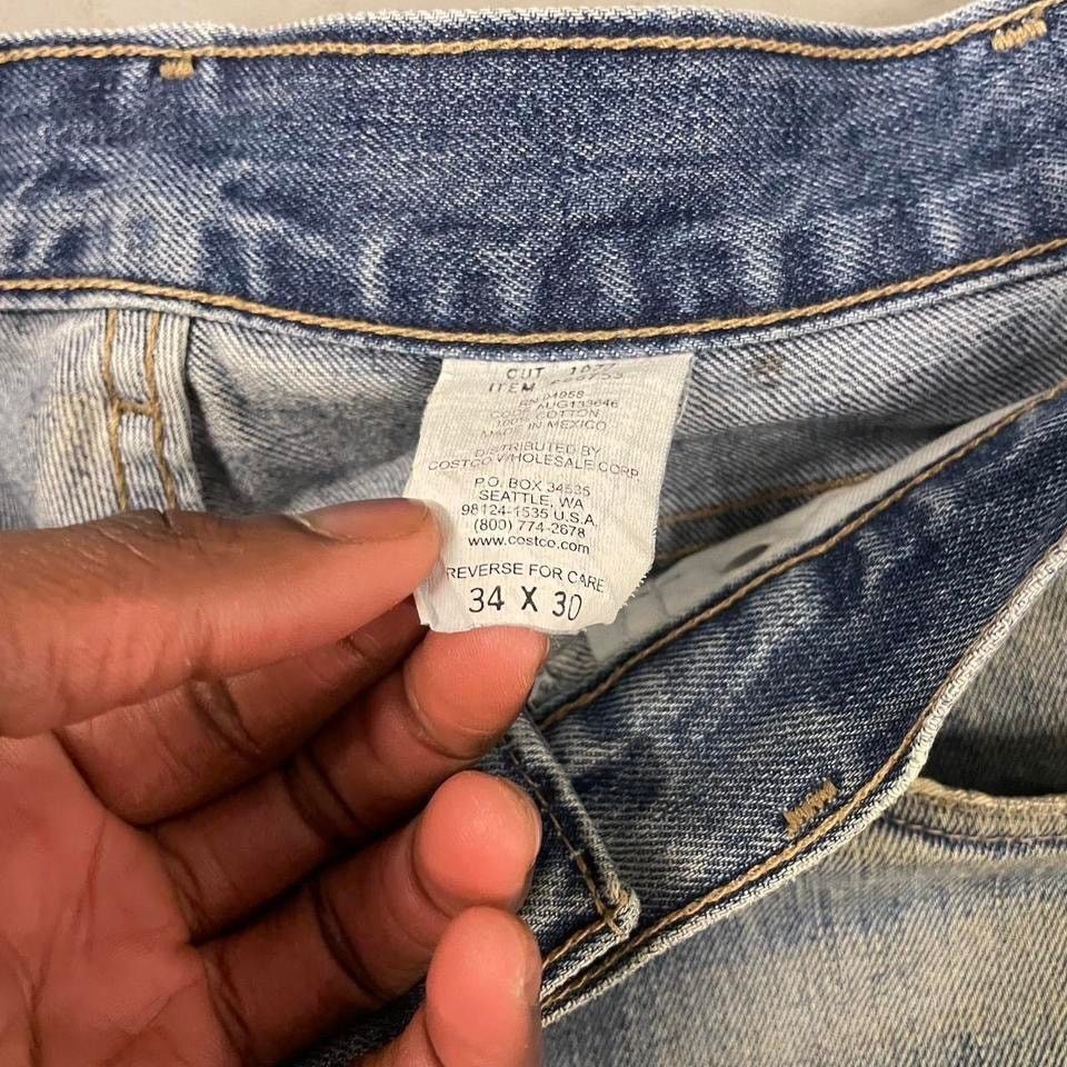 Vintage Baggy Y2K Kirkland Jeans 34x30 Size US 34 / EU 50 - 4 Thumbnail