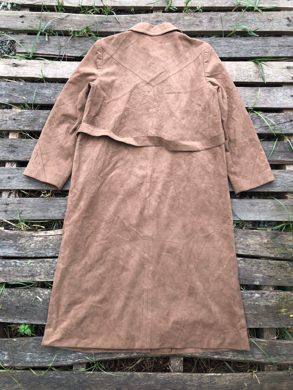 KIRA KIRA by Longchamp Suede Long Jacket Size US M / EU 48-50 / 2 - 3 Thumbnail