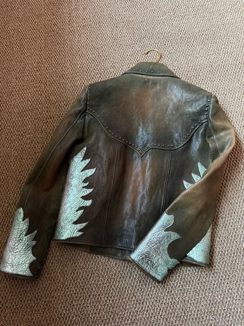 Gucci Gucci Stitched to make old leather jackets 2504-Nextarrow Size US XXS / EU 40 - 6 Thumbnail