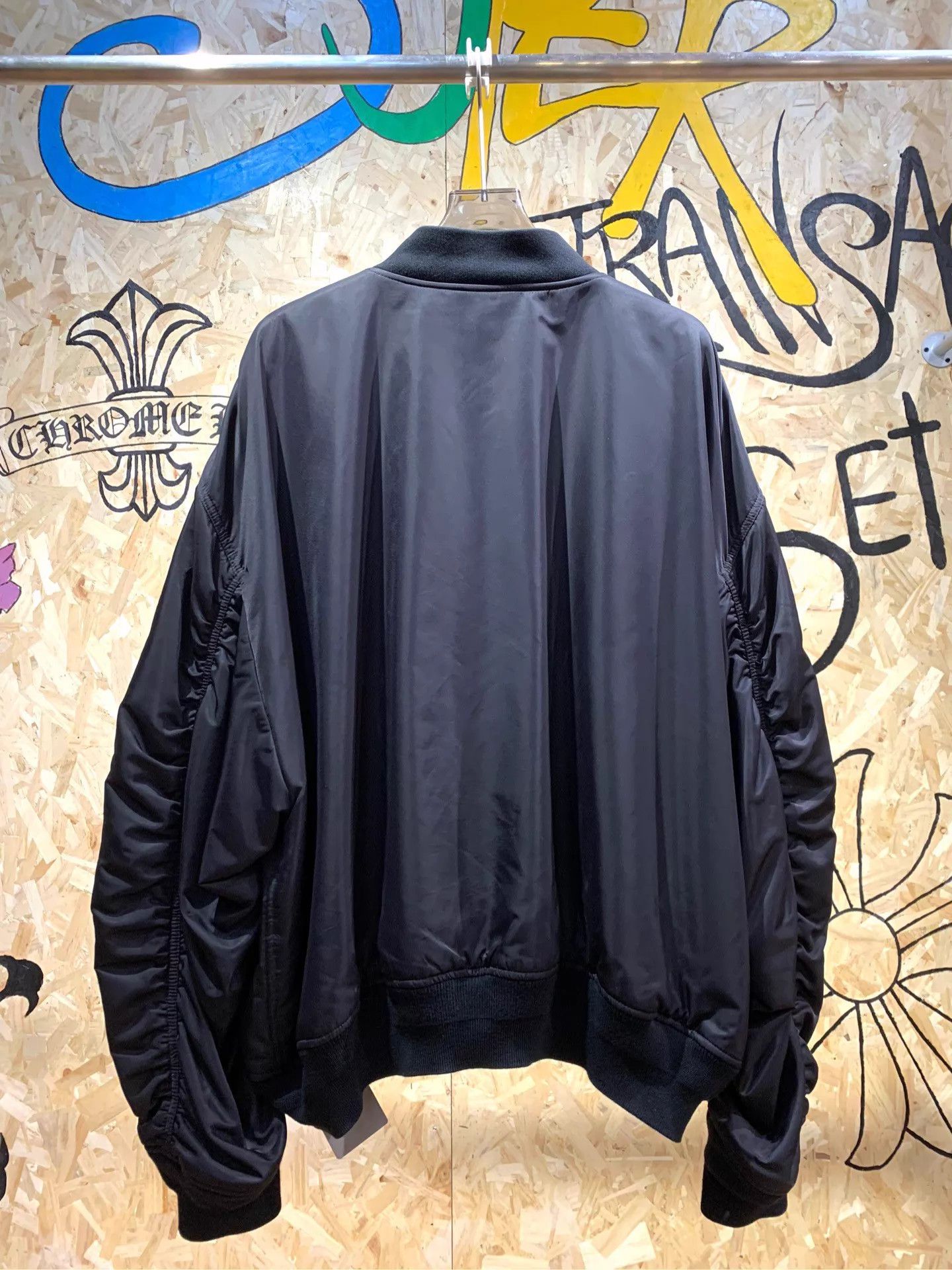 Balenciaga Balenciaga Embroidered Letter Baseball Jacket L Size US L / EU 52-54 / 3 - 6 Thumbnail