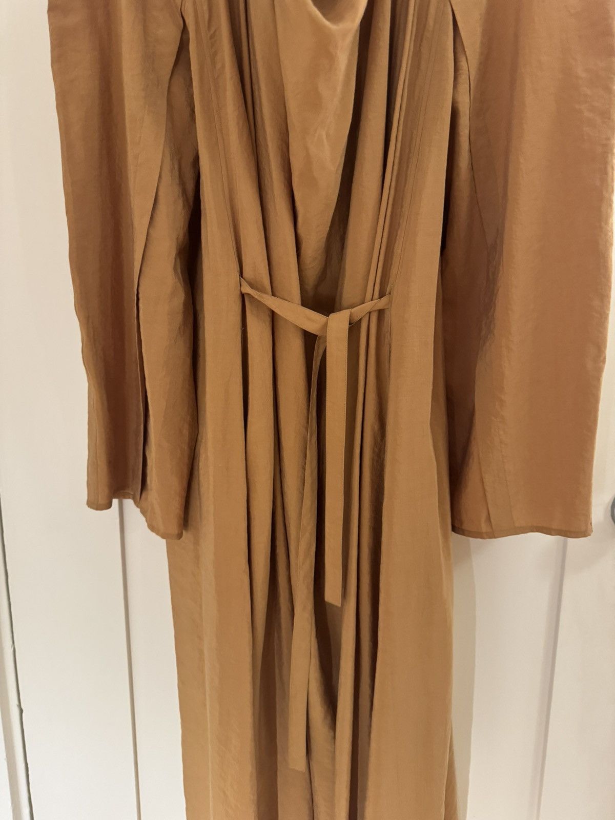 Lemaire Lemaire FW20 Dry Silk Tie Neck Belted DRESS Size ONE SIZE - 3 Thumbnail