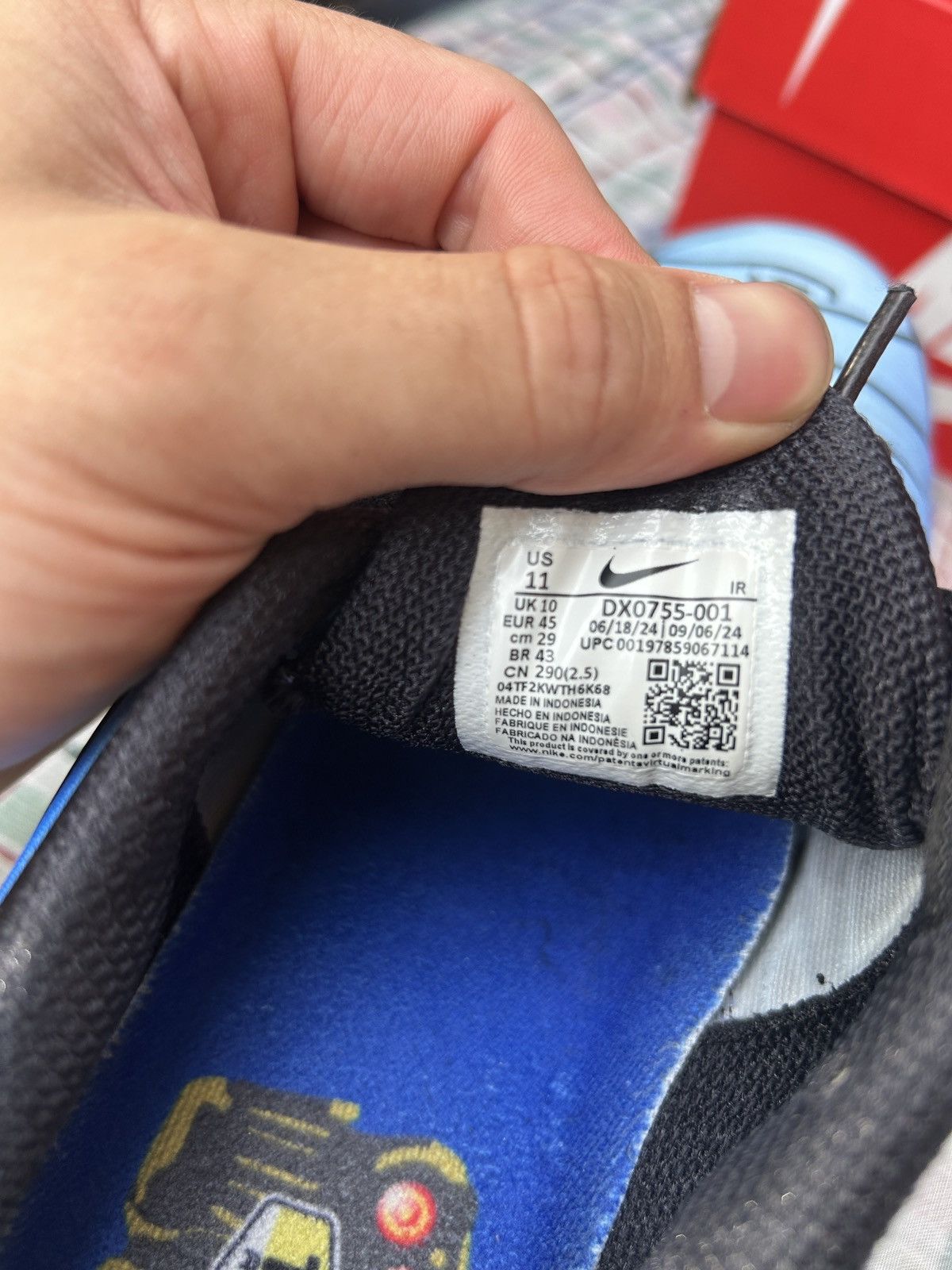 Nike Nike Air Max Plus Hyper Blue 2025 Size US 11 / EU 44 - 5 Thumbnail