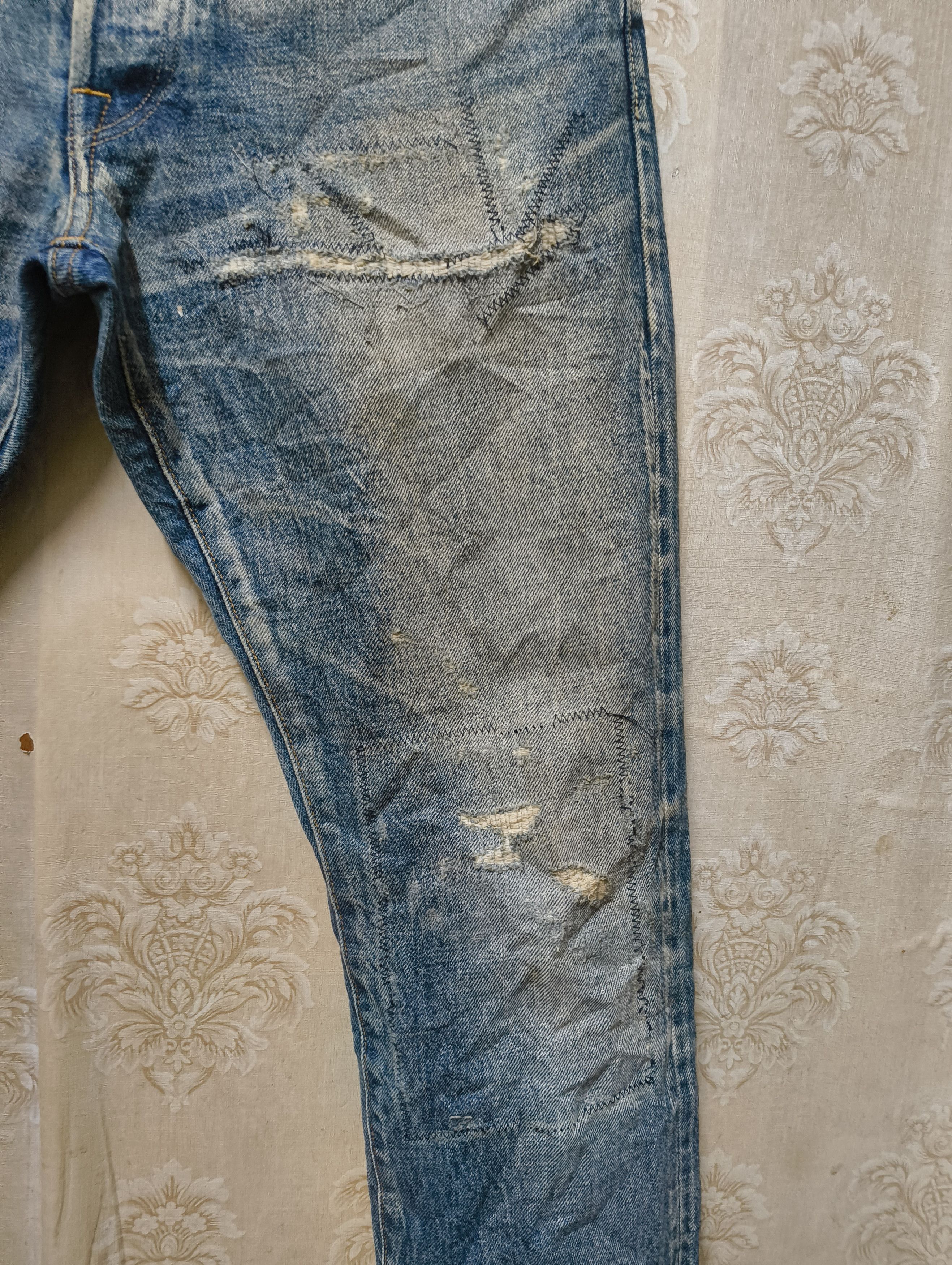 Fabric Brand & Co. FABRIC BRAND SELVEDGE DENIM DISTRESSED Size US 34 / EU 50 - 4 Thumbnail