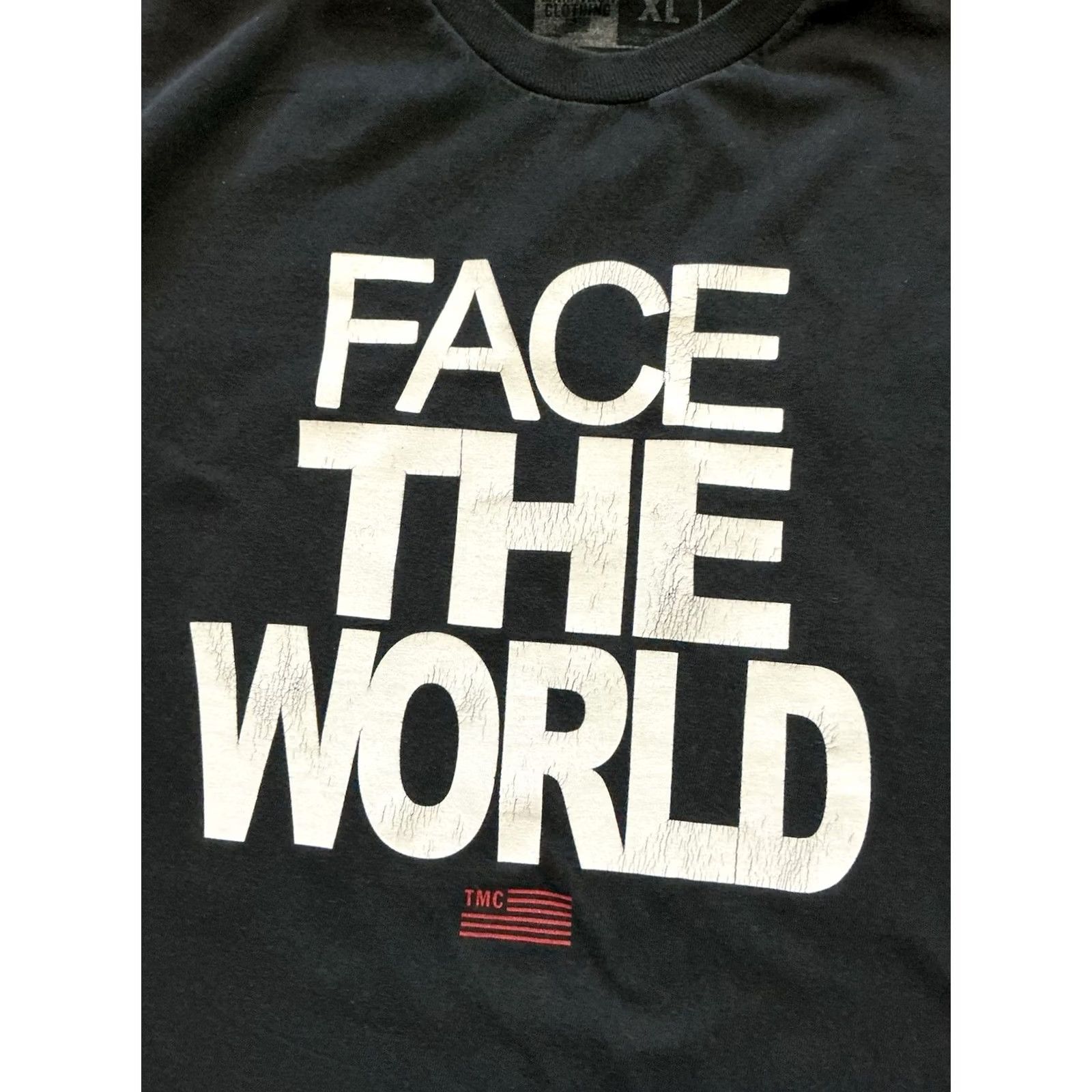 Vintage VINTAGE The Marathon Clothing Face The World Nipsey Hussle Black Graphic T-Shirt XL Mens Size US XL / EU 56 / 4 - 7 Thumbnail