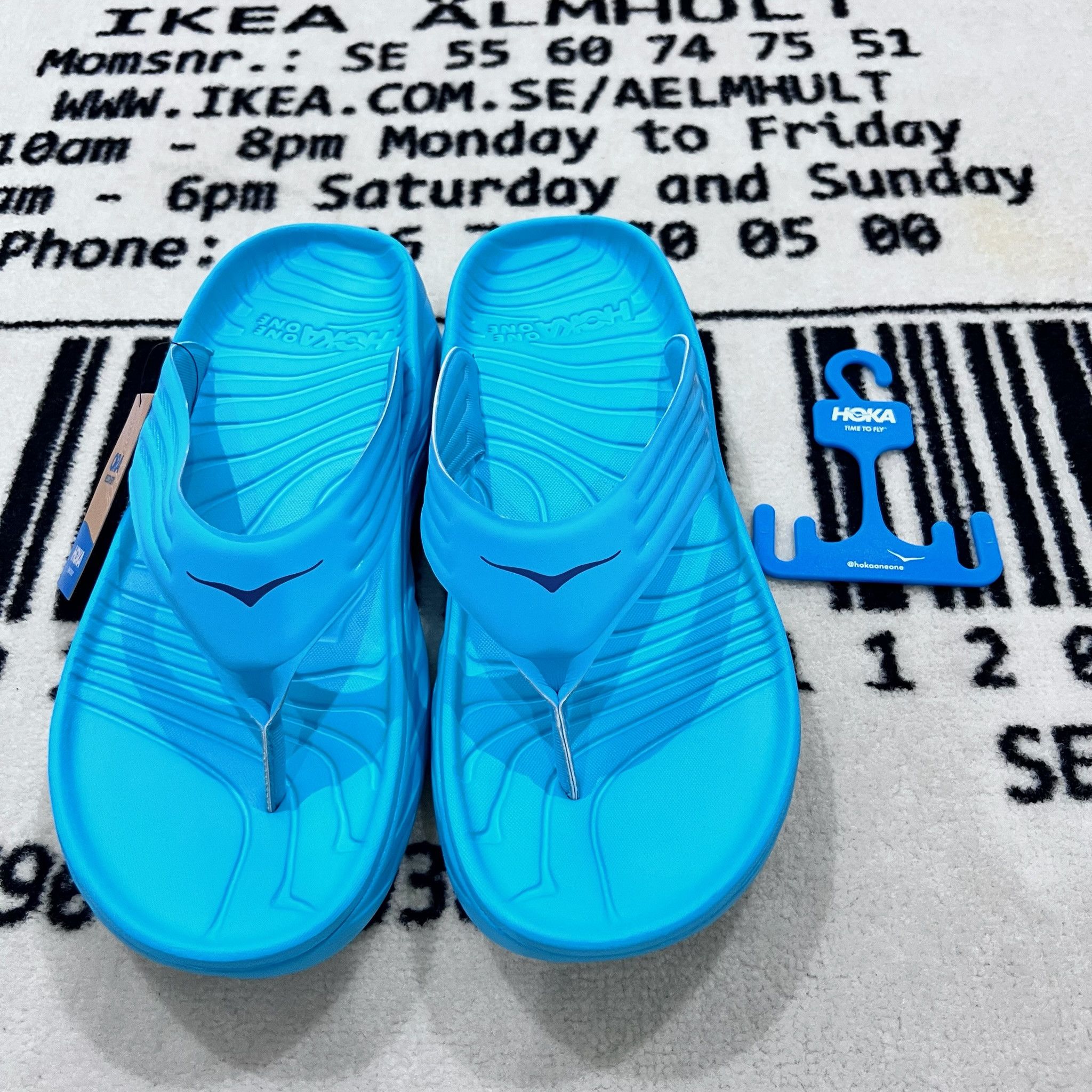 Hoka Ora Recovery Flip Sandal - Scuba Blue/Bellwether Blue