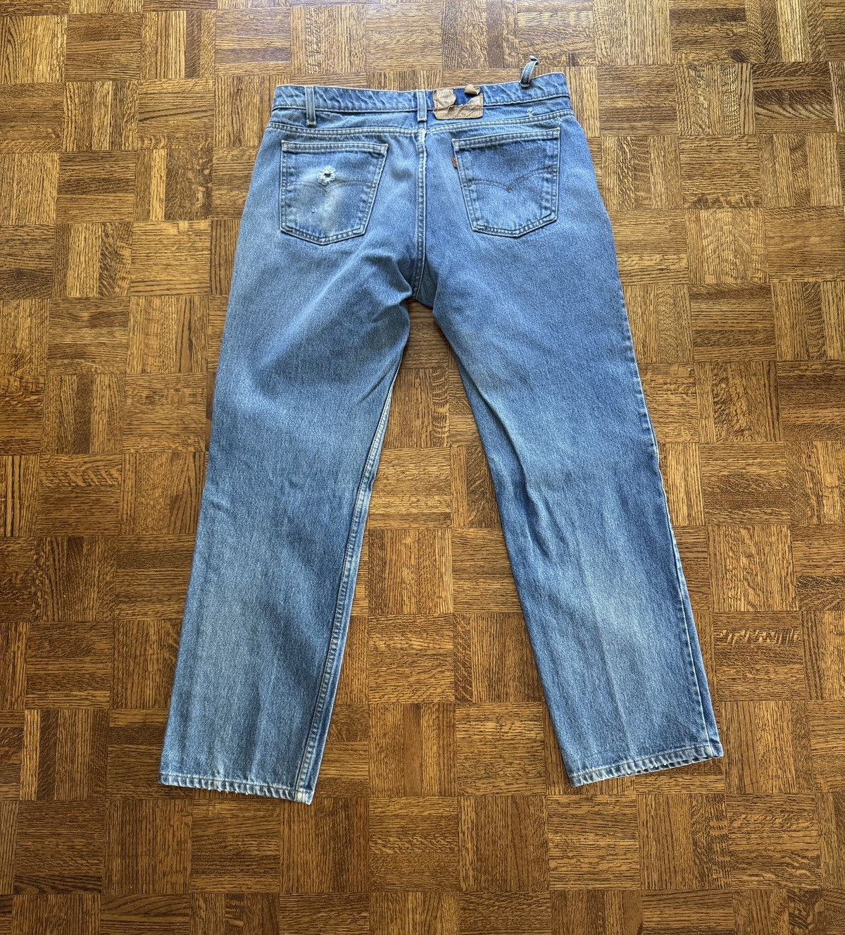 Levi's Vintage Levi's Orange Tab Faded Denim Jeans Size US 36 / EU 52 - 2 Thumbnail
