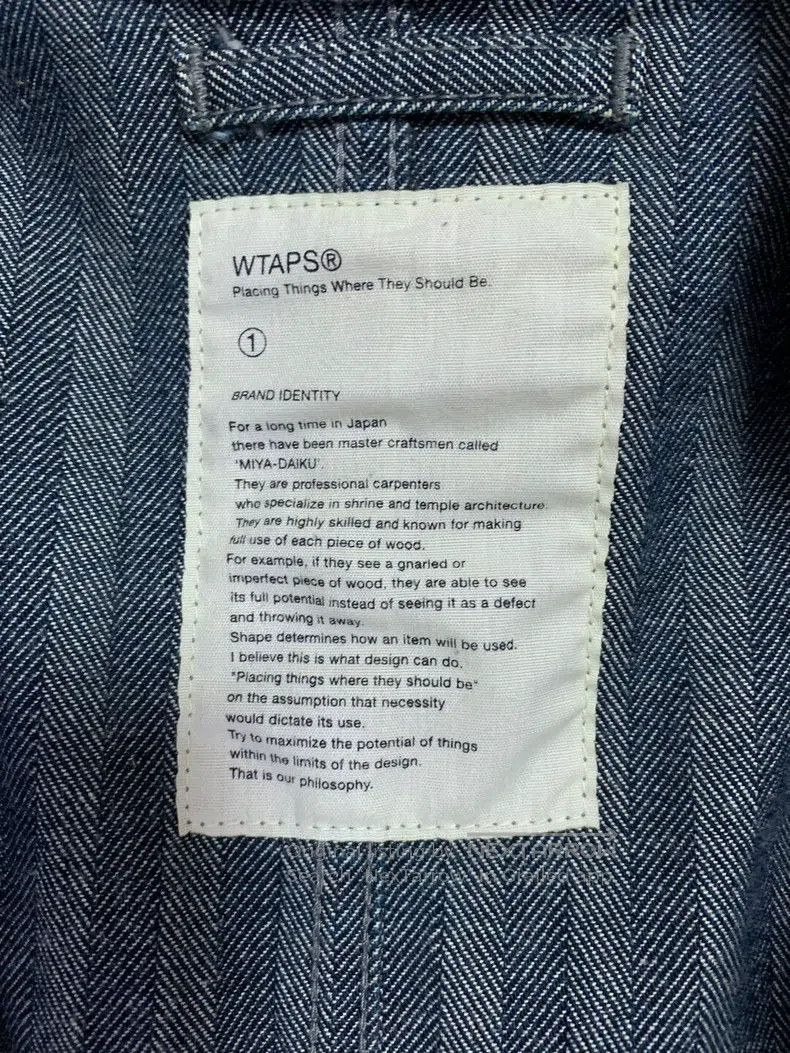 Wtaps Wtaps Workwear four-pocket shirt jacket Size US S / EU 44-46 / 1 - 6 Thumbnail