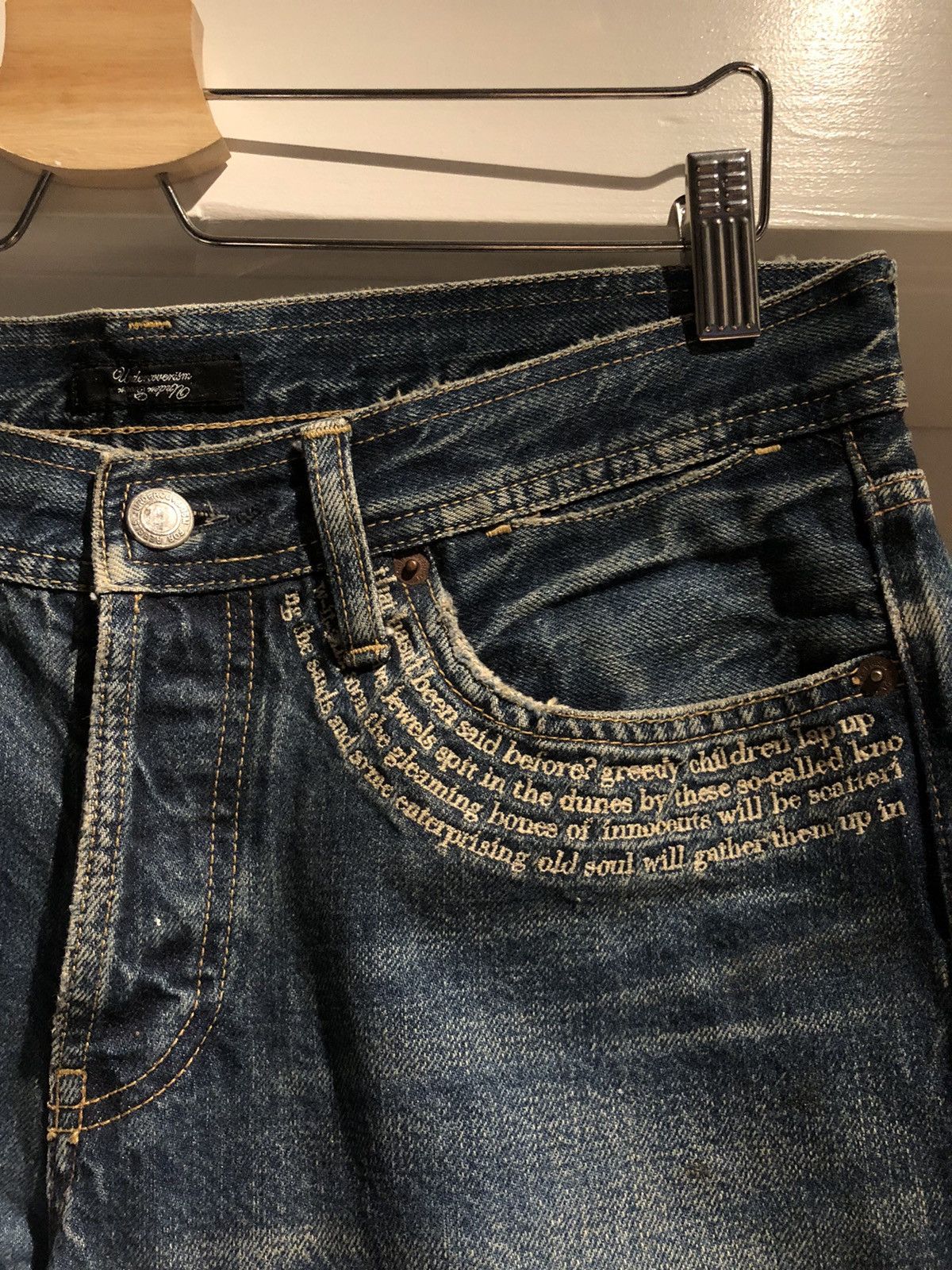 Undercover Undercover 09ss patti smith studded jeans | Grailed