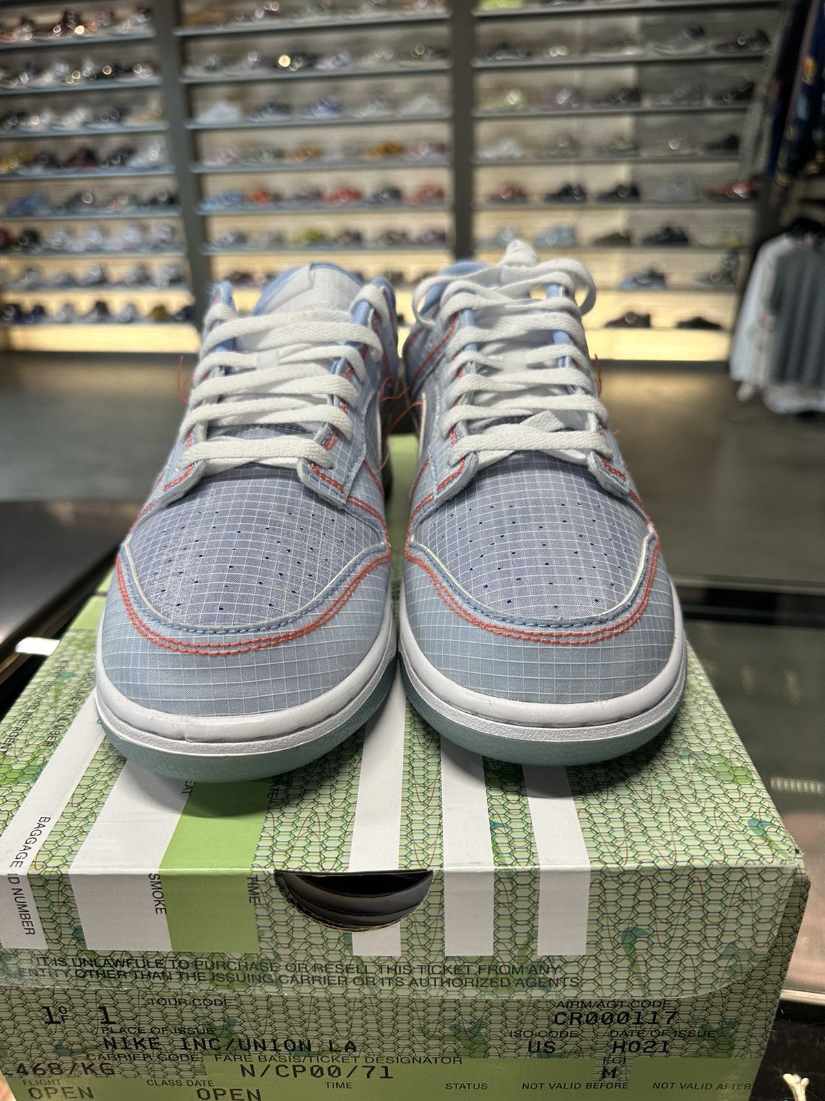 Nike × Union LA Nike Dunk Low Union Passport Pack Argon Size US 10.5 / EU 43-44 - 3 Thumbnail