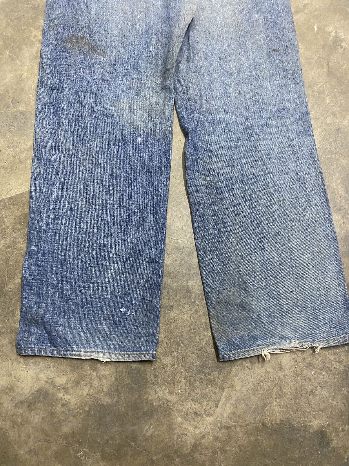 Beauty Beast 🔥 Vintage Bobson jeans distressed denim selvedge if 6 was 9 Size US 35 - 19 Thumbnail