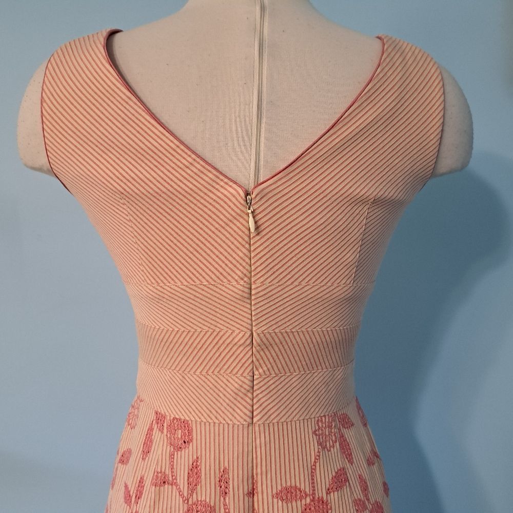 Other Kay Unger Floral Embroidered Dress Size 2 Pink NWOT Size XS / US 0-2 / IT 36-38 - 11 Thumbnail
