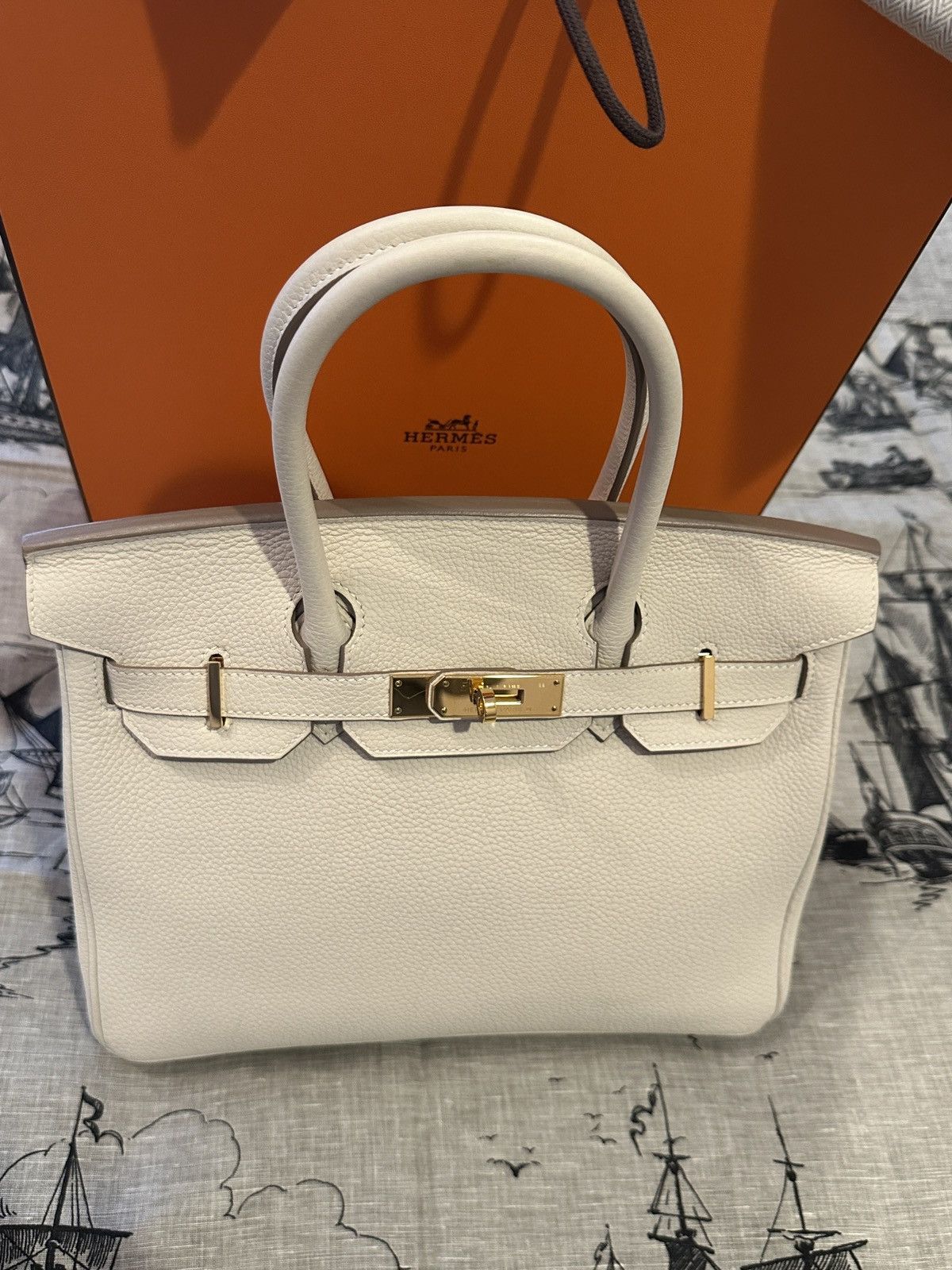 Hermes Hermes Birkin 30Togo Handbag w gold hardware Size ONE SIZE - 2 Thumbnail