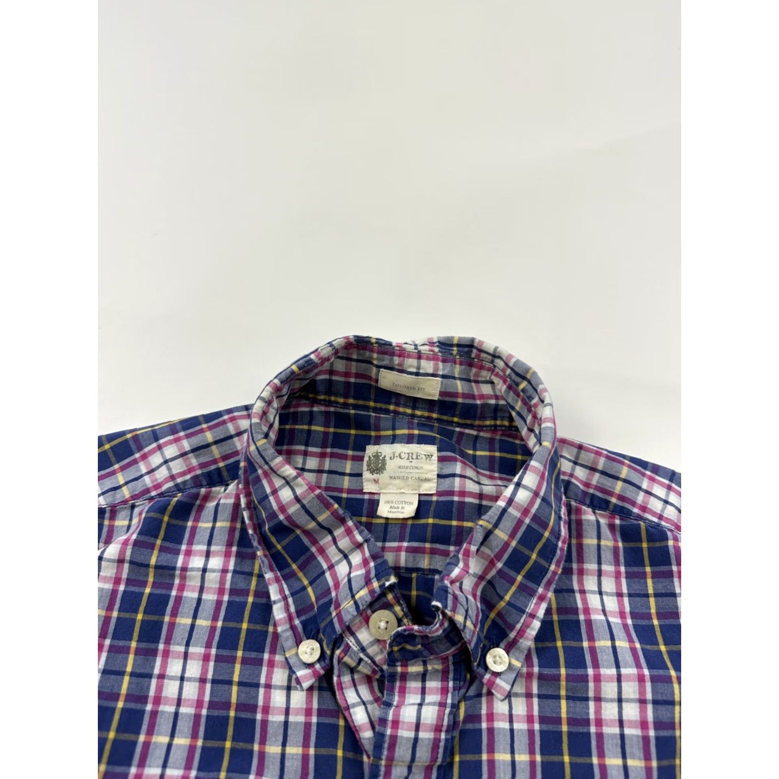 J.Crew J.Crew Shirt Mens Medium Plaid Tailored Fit Button Down Long Sleeve Multicolor Size US M / EU 48-50 / 2 - 2 Thumbnail