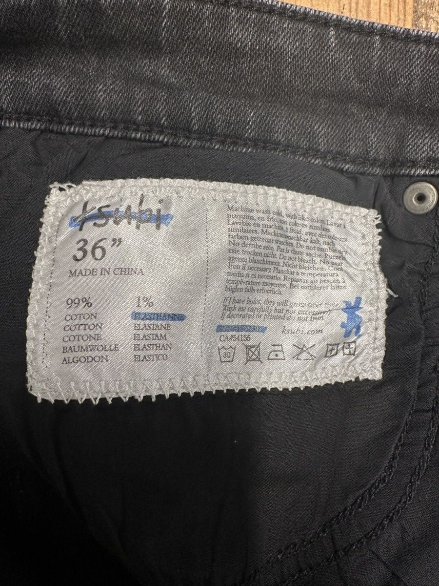 Ksubi Ksubi Distressed Crossed Black Denim Jeans Size 36 Size US 36 / EU 52 - 5 Thumbnail