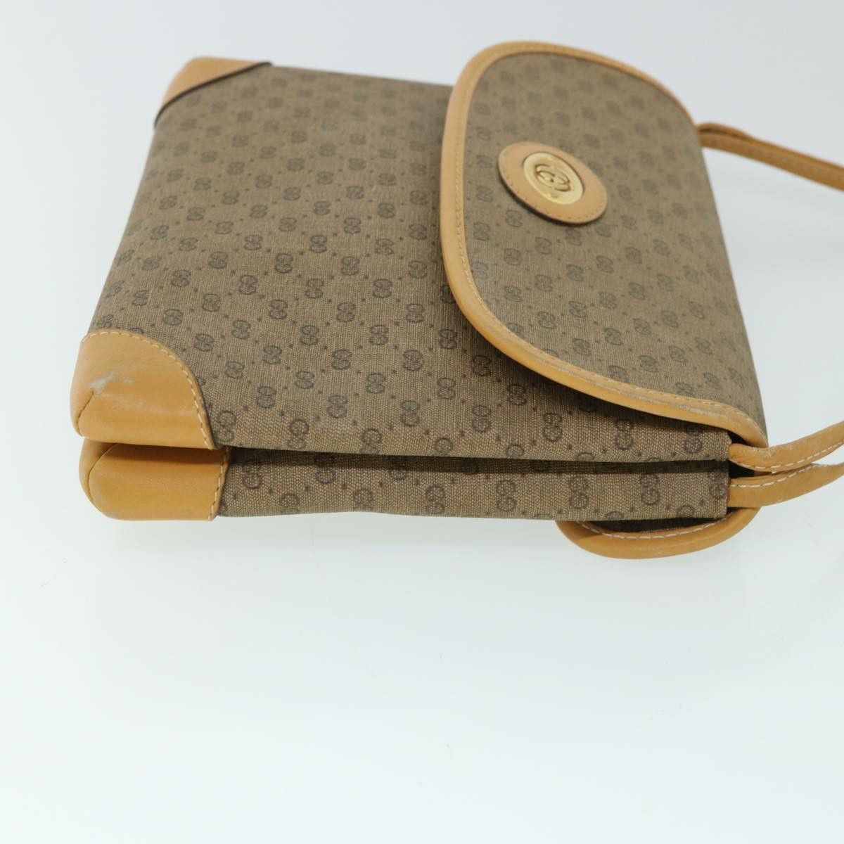 Gucci GUCCI Micro GG Canvas Shoulder Bag Pvc Leather Beige 007 92 Size ONE SIZE - 3 Thumbnail