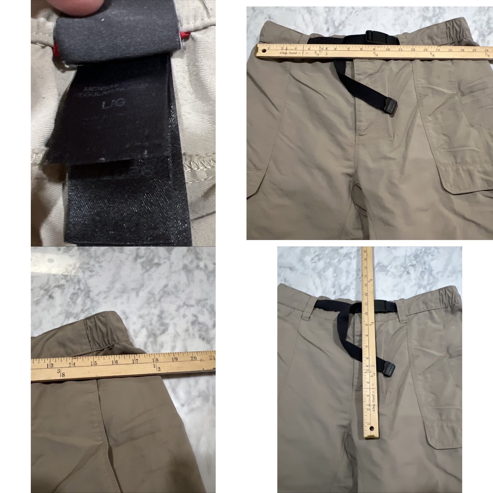 The North Face The North Face Pants L Belted Convertible Nylon Hiking Outdoor 34 W 10/30L Mens Size US 33 - 8 Thumbnail