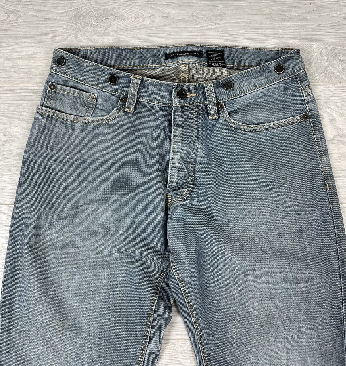 John Varvatos John Varvatos USA Denim Grey Pants Size US 31 - 5 Thumbnail