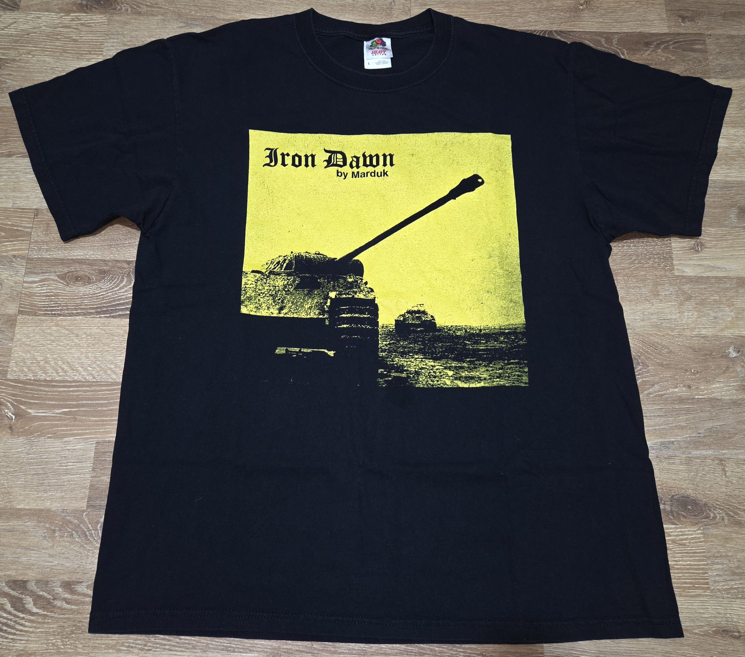 Band Tees × Vintage Vintage Black Metal Band Marduk Iron Dawn Album Promo Shirt Size US L / EU 52-54 / 3 - 1 Thumbnail