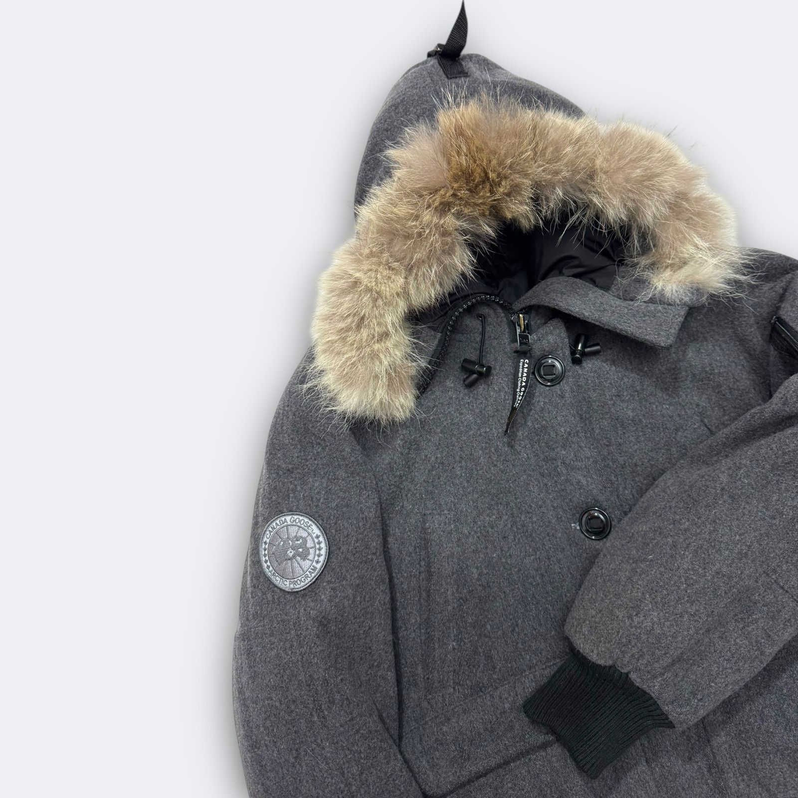Canada Goose women's chilliwack virgin wool bomber jacket Size XL / US 12-14 / IT 48-50 - 8 Thumbnail