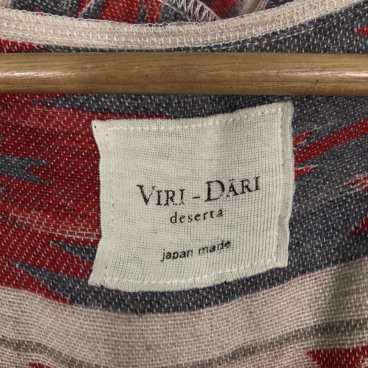 Japanese Brand 🔥Oversized Poncho Jacket Striped Viri-Dari Deserta Japan Size US L / EU 52-54 / 3 - 13 Thumbnail