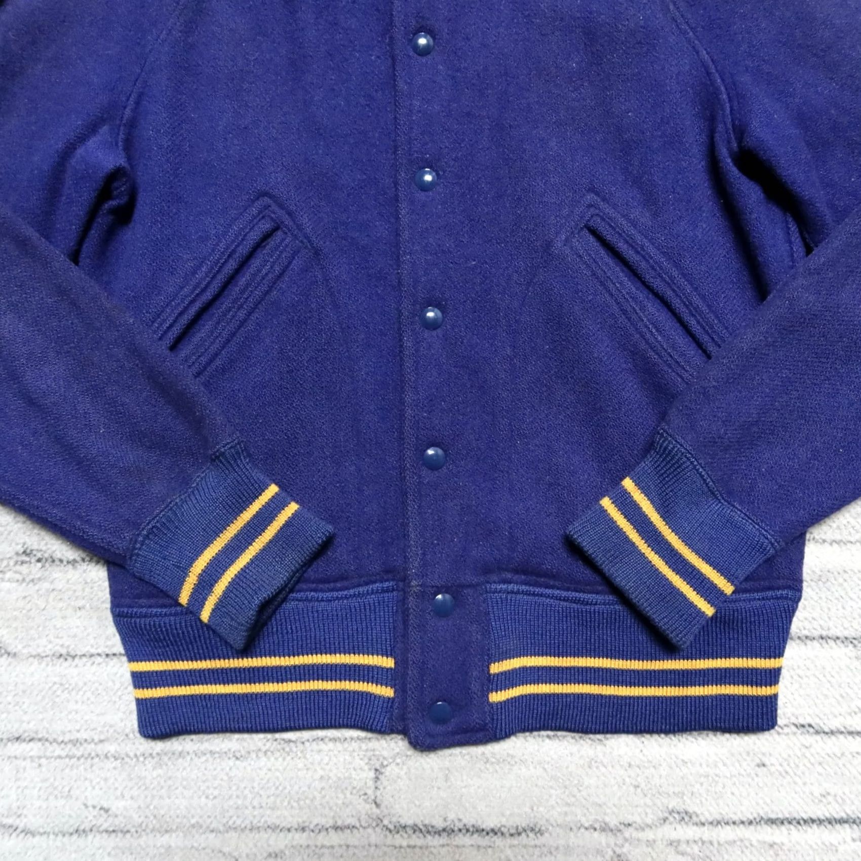 Wilson Vintage Wilson Wool Varsity Jacket Shirt Mens XS? Size US XXS / EU 40 - 3 Thumbnail