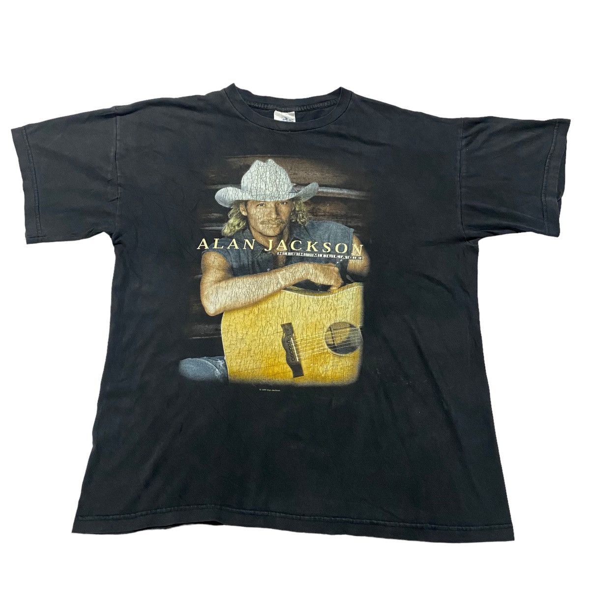 Vintage ©️1999 Vintage Alan Jackson High Mileage Shirt Size US L / EU 52-54 / 3 - 1 Thumbnail