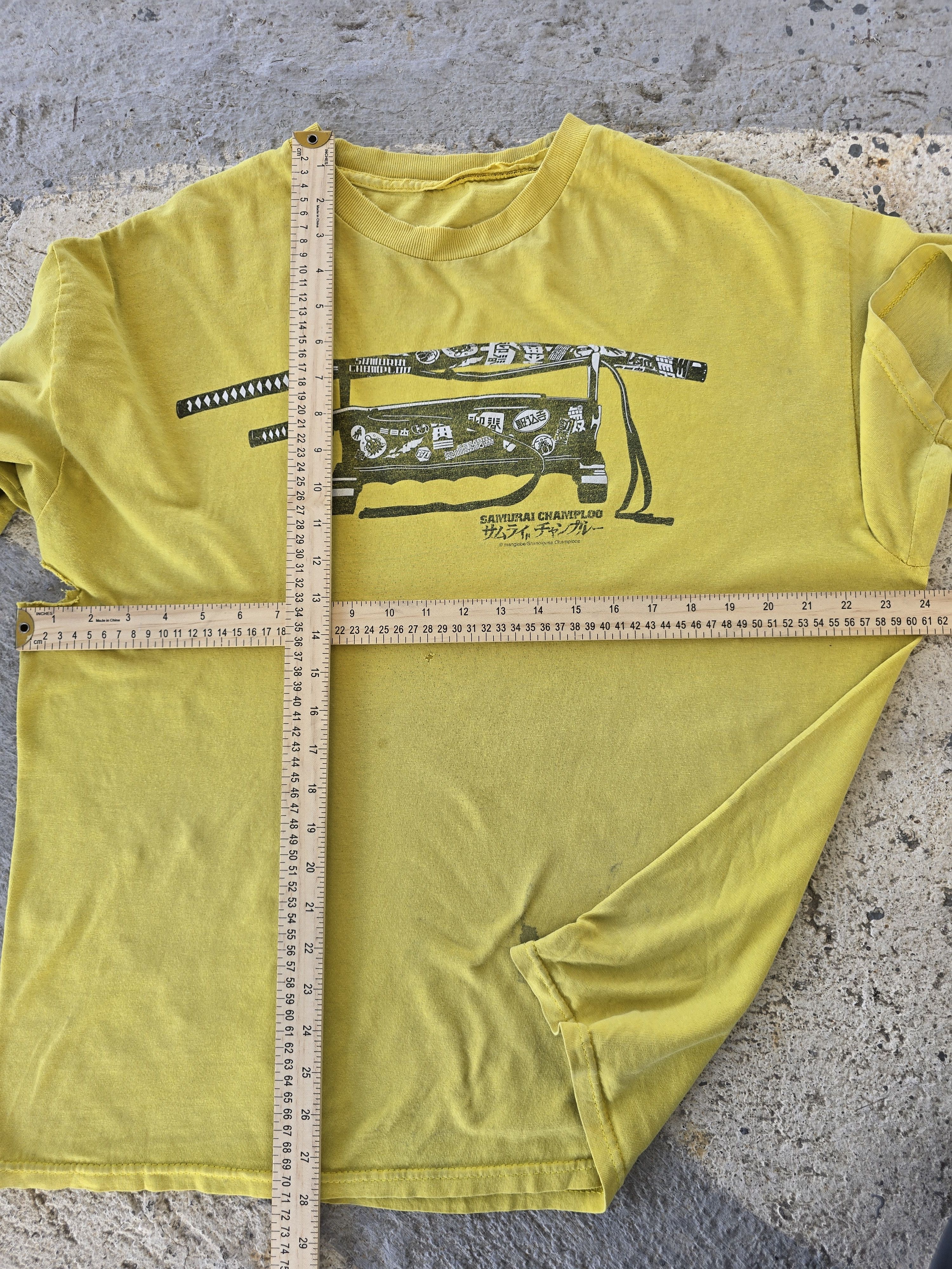 Vintage Vintage Samurai Champloo Mugen Swords Anime T-Shirt Size US XL / EU 56 / 4 - 5 Thumbnail
