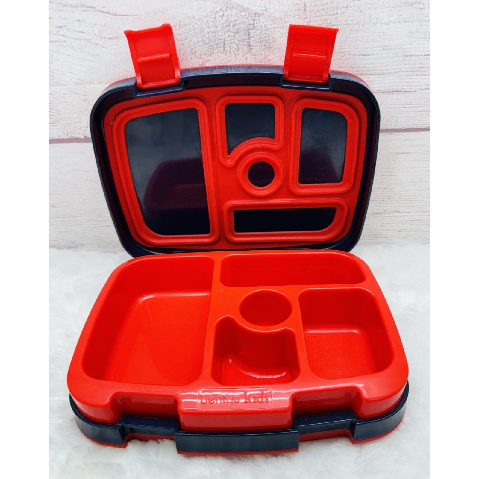 Other BENTGO KIDS Red & Black Rockets Plastic Divided LeakProof Lu Size ONE SIZE - 5 Thumbnail