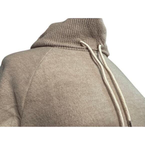 Anthropologie Cozy Beige Turtleneck Pullover Sweater With Drawstring For W Size S / US 4 / IT 40 - 4 Thumbnail