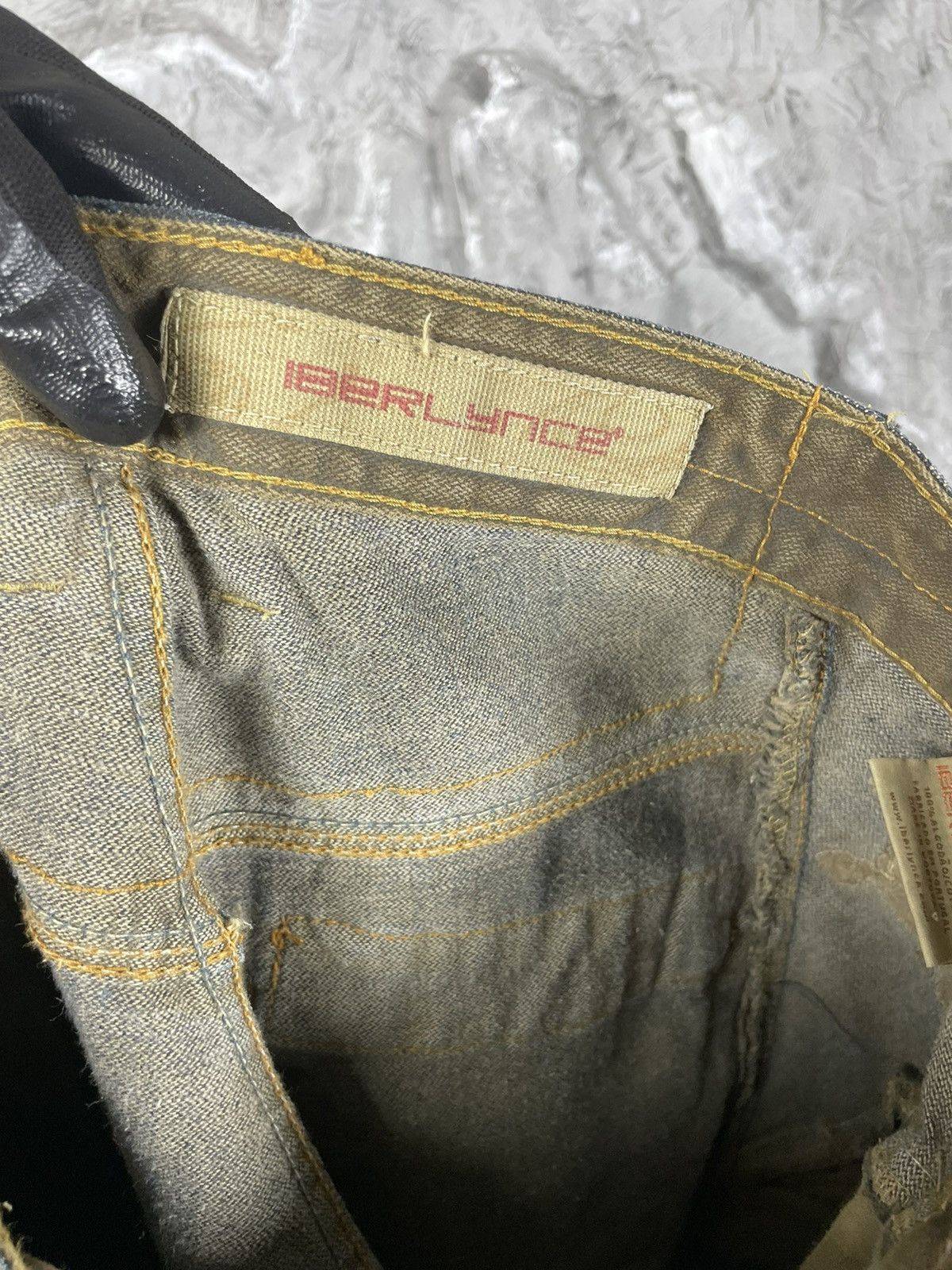 Hysteric Glamour Y2K Distressed Fade Denim Jeans No Faith Balenciaga Style Size US 29 - 8 Thumbnail