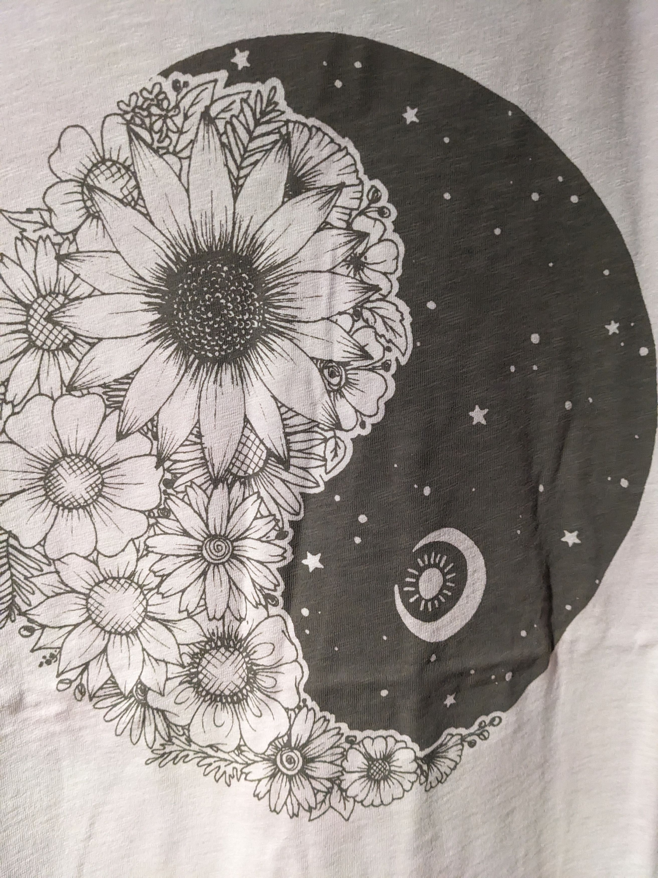 American Eagle Outfitters × Flower Mountain American Eagle Daisy Space Moon Star Pink X-Small T-Shirt Size US XS / EU 42 / 0 - 2 Thumbnail