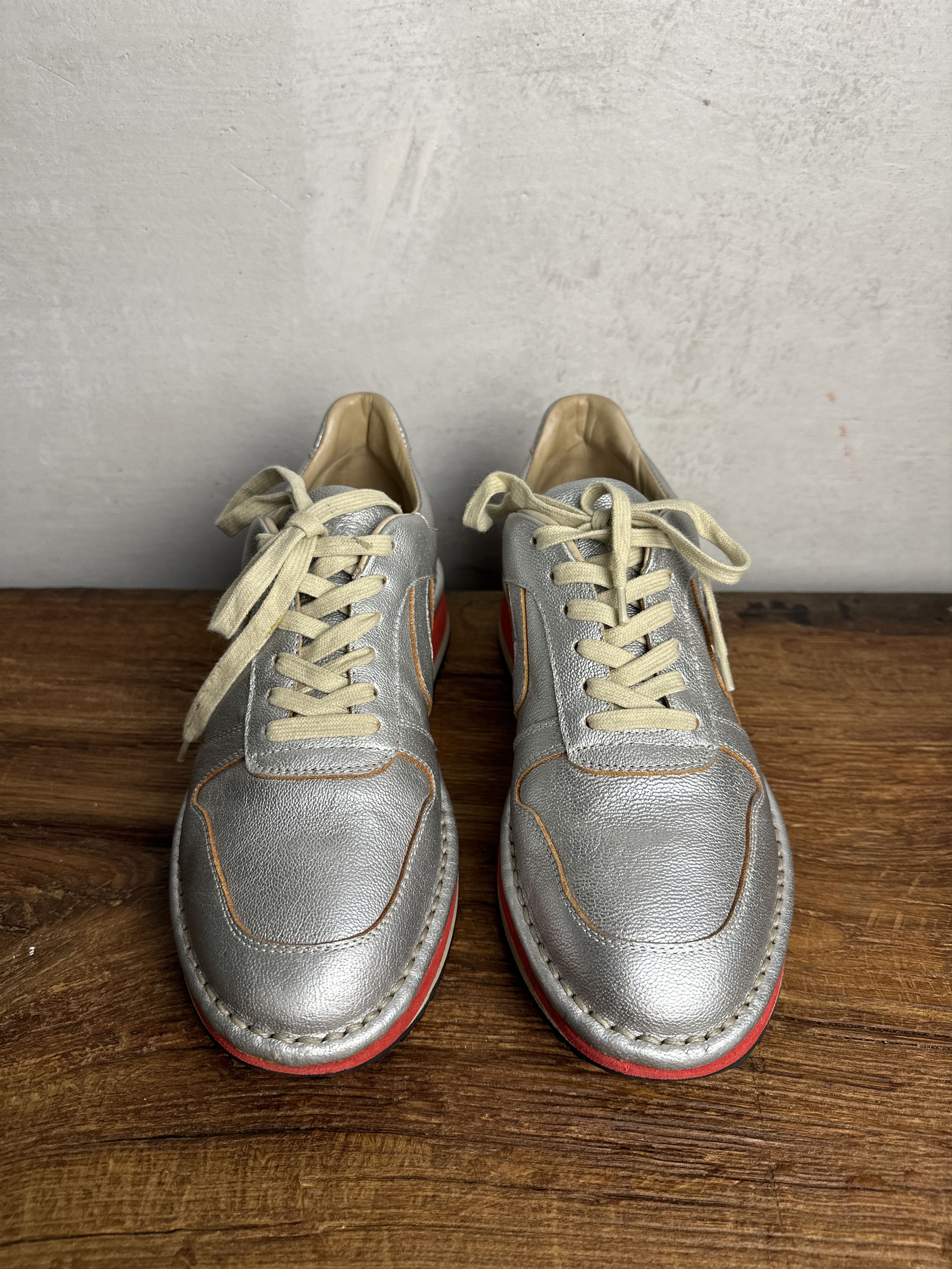 Maison Margiela Maison Martin Margiela 2014 San Crispino Silver Sneakers Size US 6.5 / EU 39-40 - 9 Thumbnail