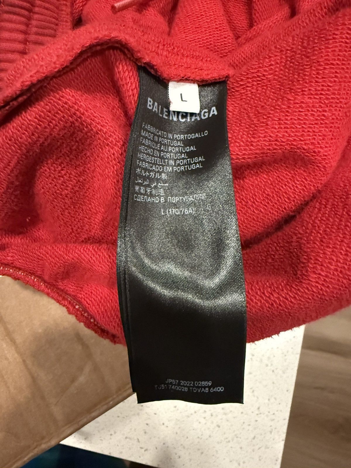 Balenciaga Balenciaga SS23 Red Skater Graffiti Sweatpants Size US 34 / EU 50 - 5 Thumbnail