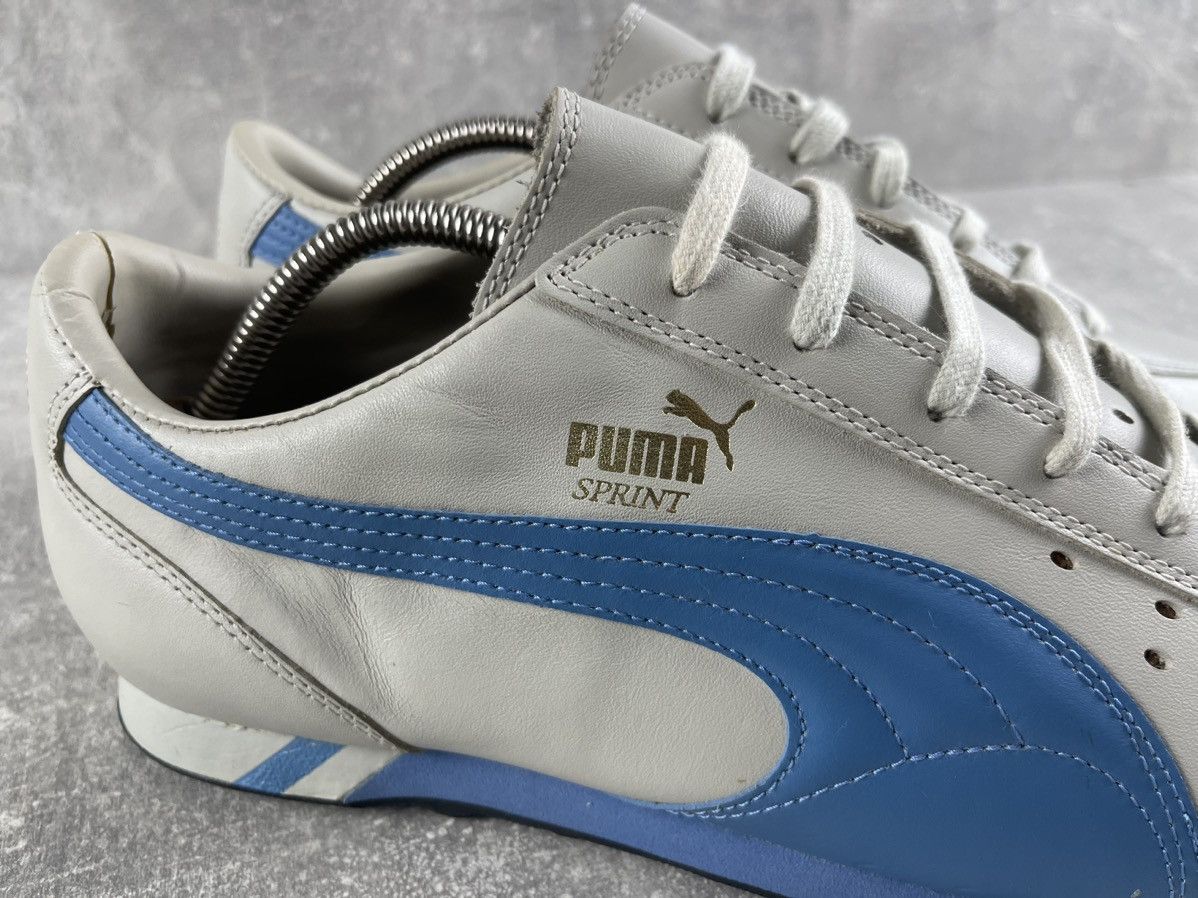 Puma Vintage Puma Sprint Grey Morn Shadow Retro Track Sneakers Size US 11.5 / EU 44-45 - 5 Thumbnail