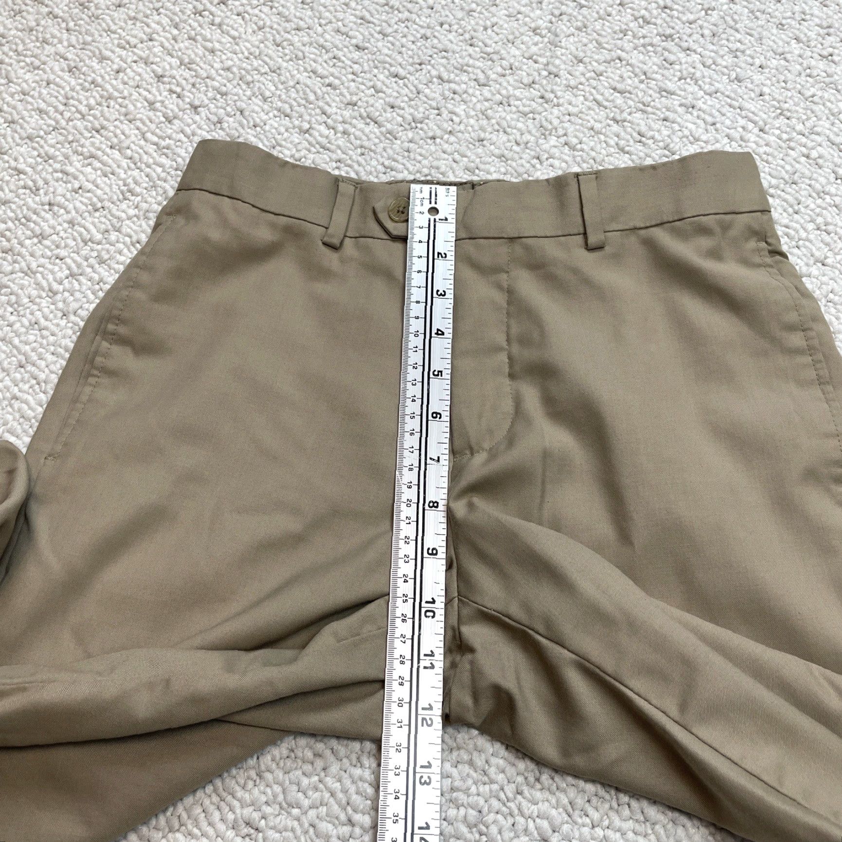 Pronto Uomo Pronto Uomo Dress Pants Mens 29x32 Brown Straight Polyester Slacks Trousers Size US 29 - 5 Thumbnail