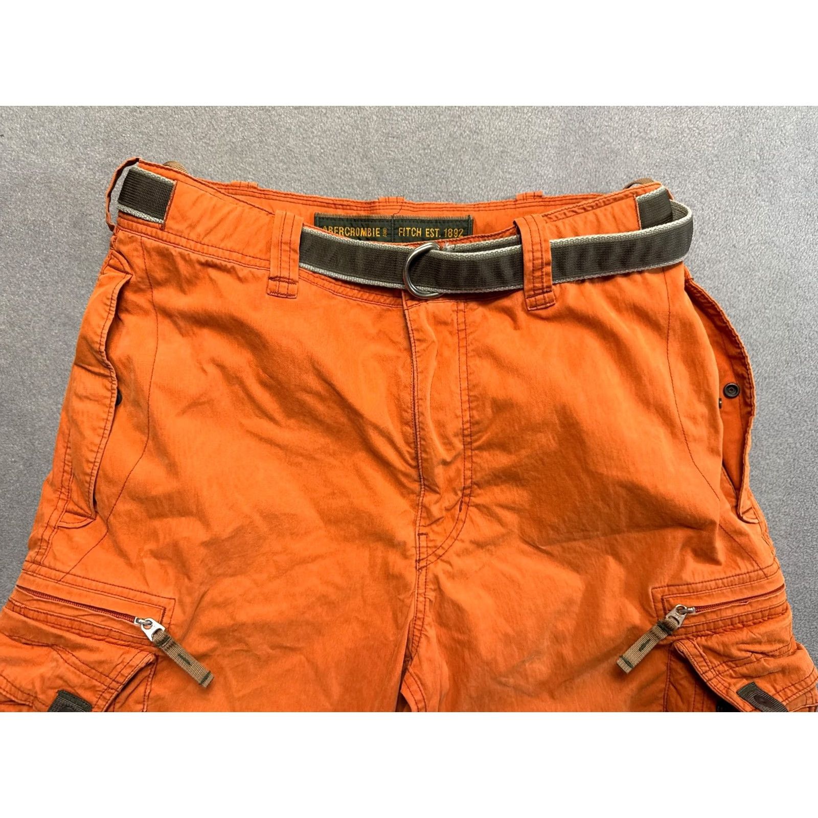 Abercrombie & Fitch abercrombie & fitch Shorts Orange Outdoor Track Hiking mens size 30 Size US 30 / EU 46 - 7 Thumbnail