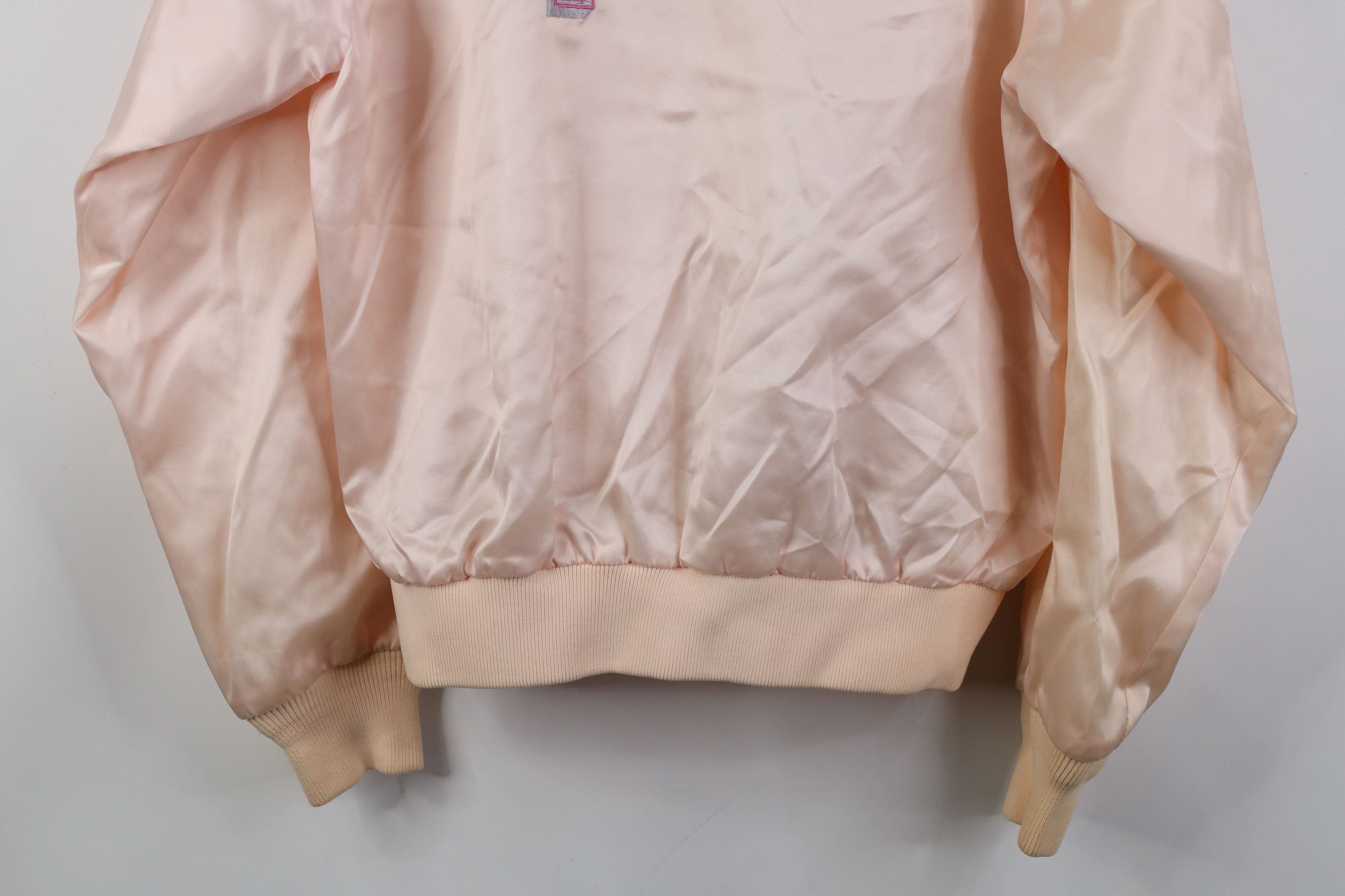 Vintage Vintage 80s Girls Have More Fun Satin Bomber Jacket USA Size M / US 6-8 / IT 42-44 - 14 Thumbnail