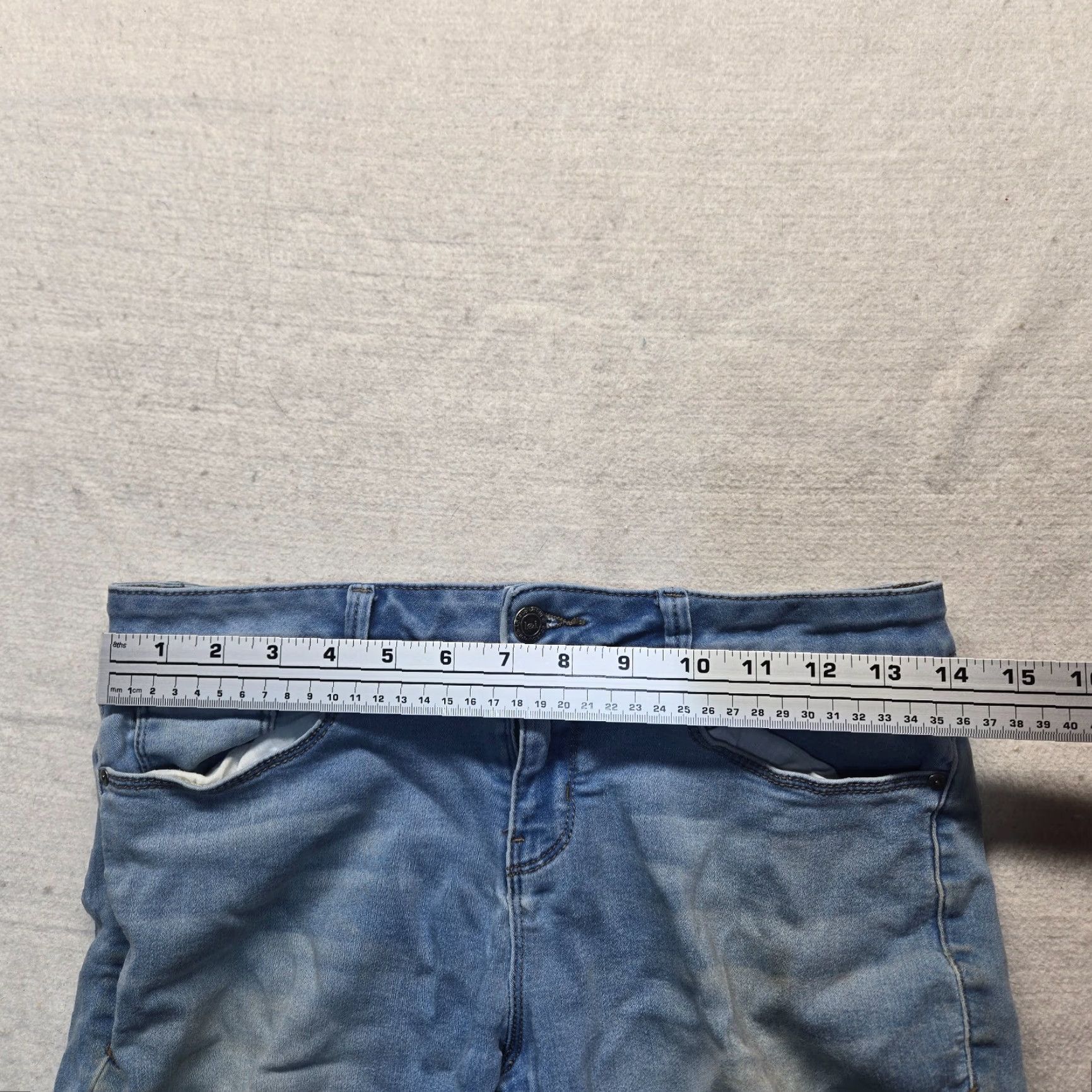 Vintage VINTAGE LEI Light Wash Denim Jeans Pants Women Size 11 Flared Mid Rise Cotton Blend Size 32" / US 10 / IT 46 - 4 Thumbnail