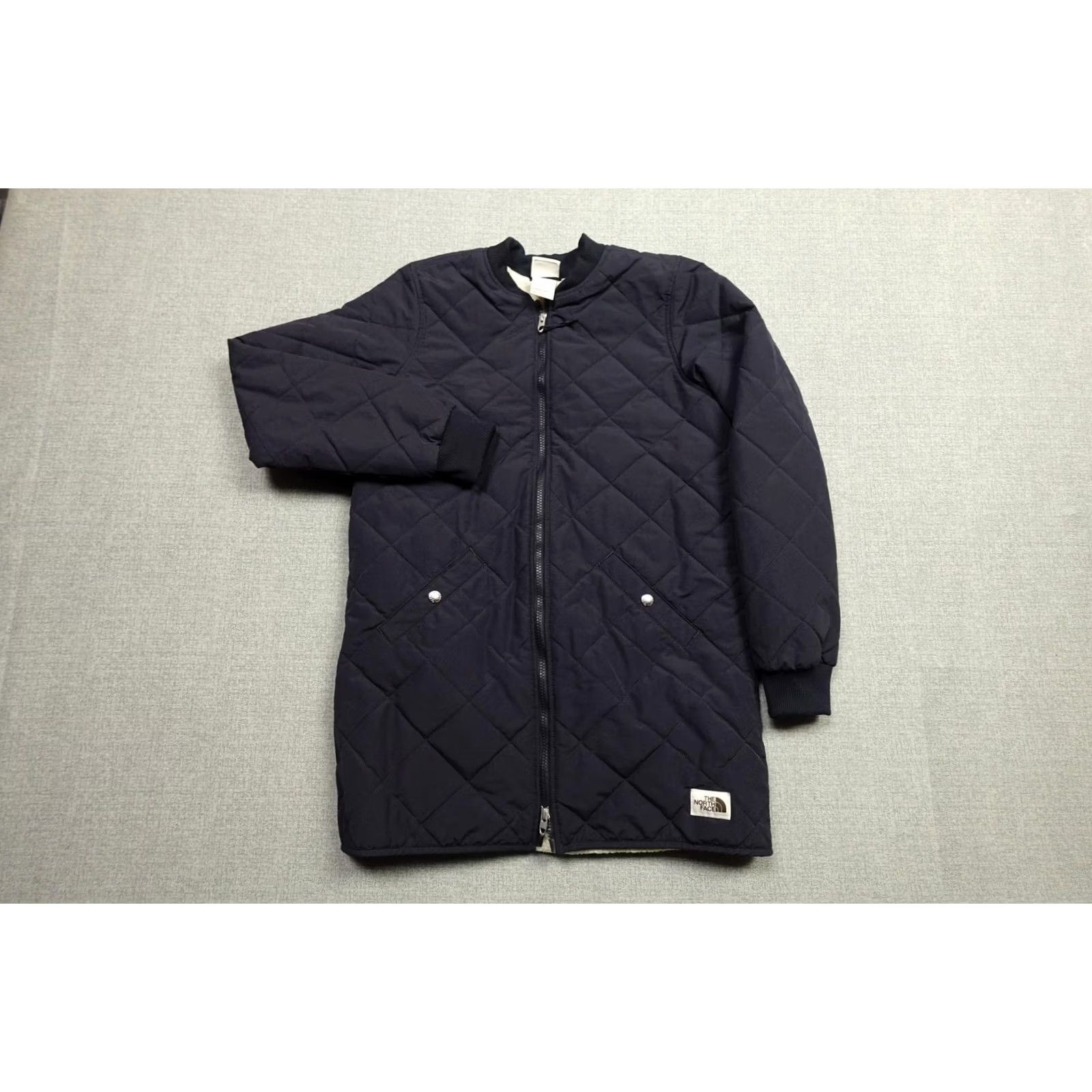 The North Face VINTAGE The North Face Coat Womens S Blue Quilted Lined Zip Coat Warm Size S / US 4 / IT 40 - 3 Thumbnail
