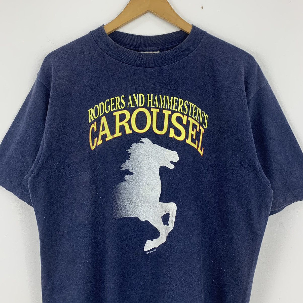 Band Tees × Vintage Vintage 90’s Rodgers and Hammerstein Carousel Musical T-Shirt Size US L / EU 52-54 / 3 - 2 Thumbnail