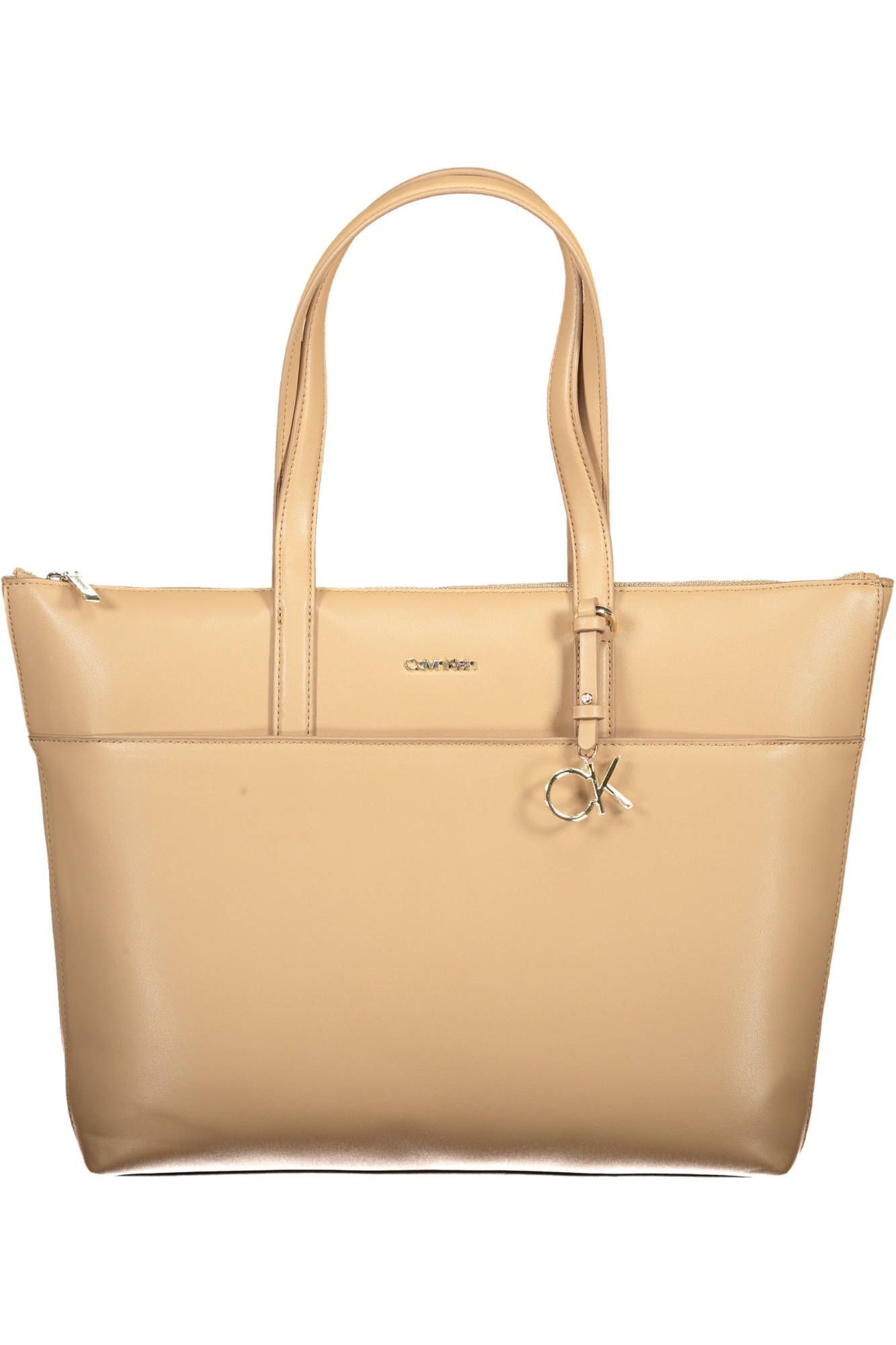 Beige Polyester Women Women's Handbag