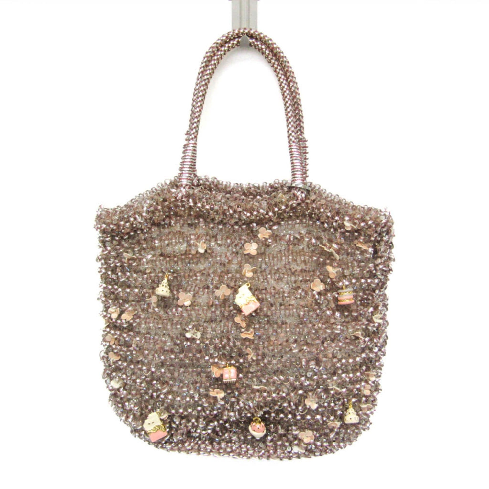 ANTEPRIMA Anteprima Fioritura Women's Wire Baguette Bag,Handbag Pink Size ONE SIZE - 1 Thumbnail