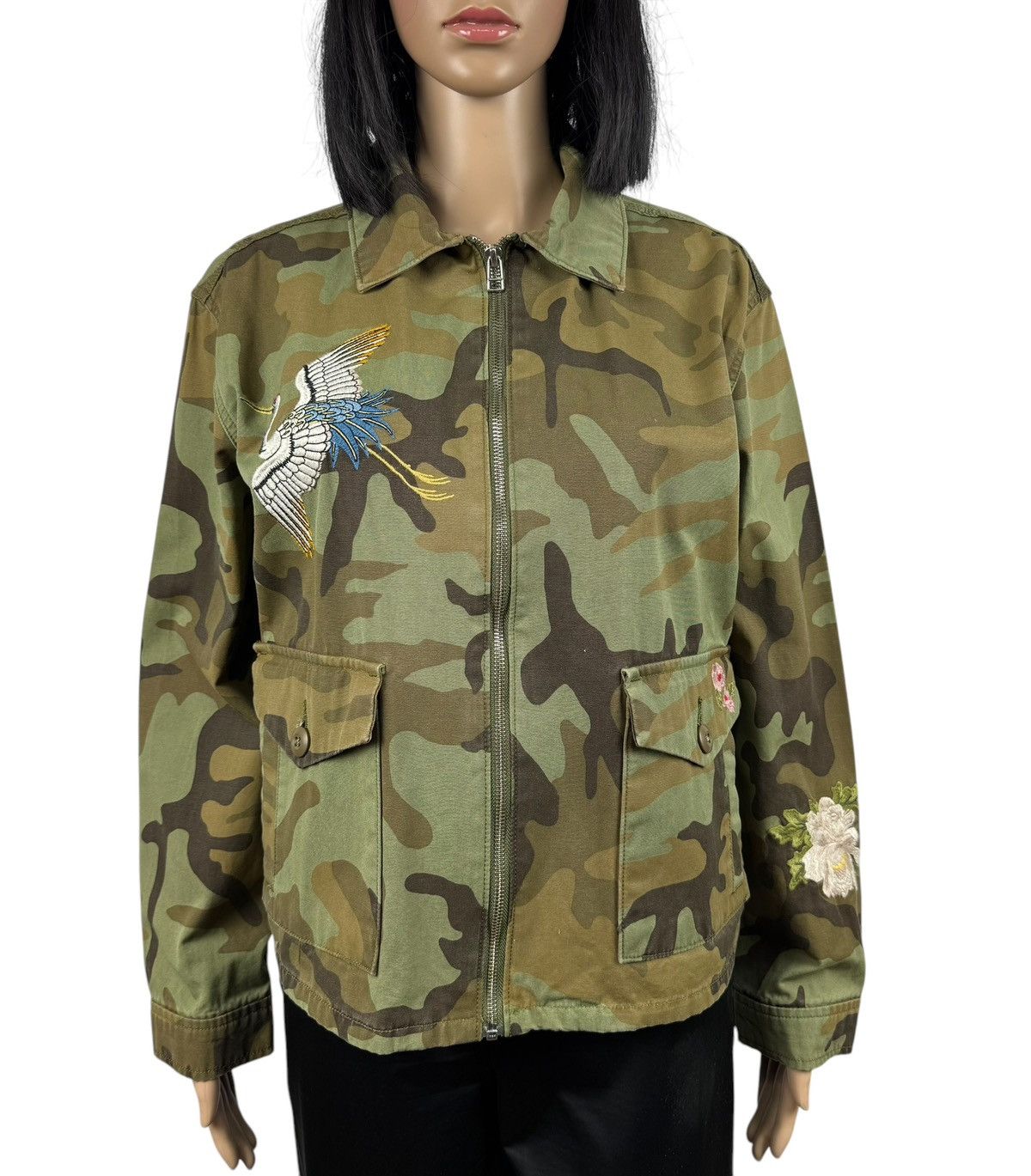 Levi's Levis Camouflage Caroline Zip Jacket Embroidered size M Size M / US 6-8 / IT 42-44 - 2 Thumbnail