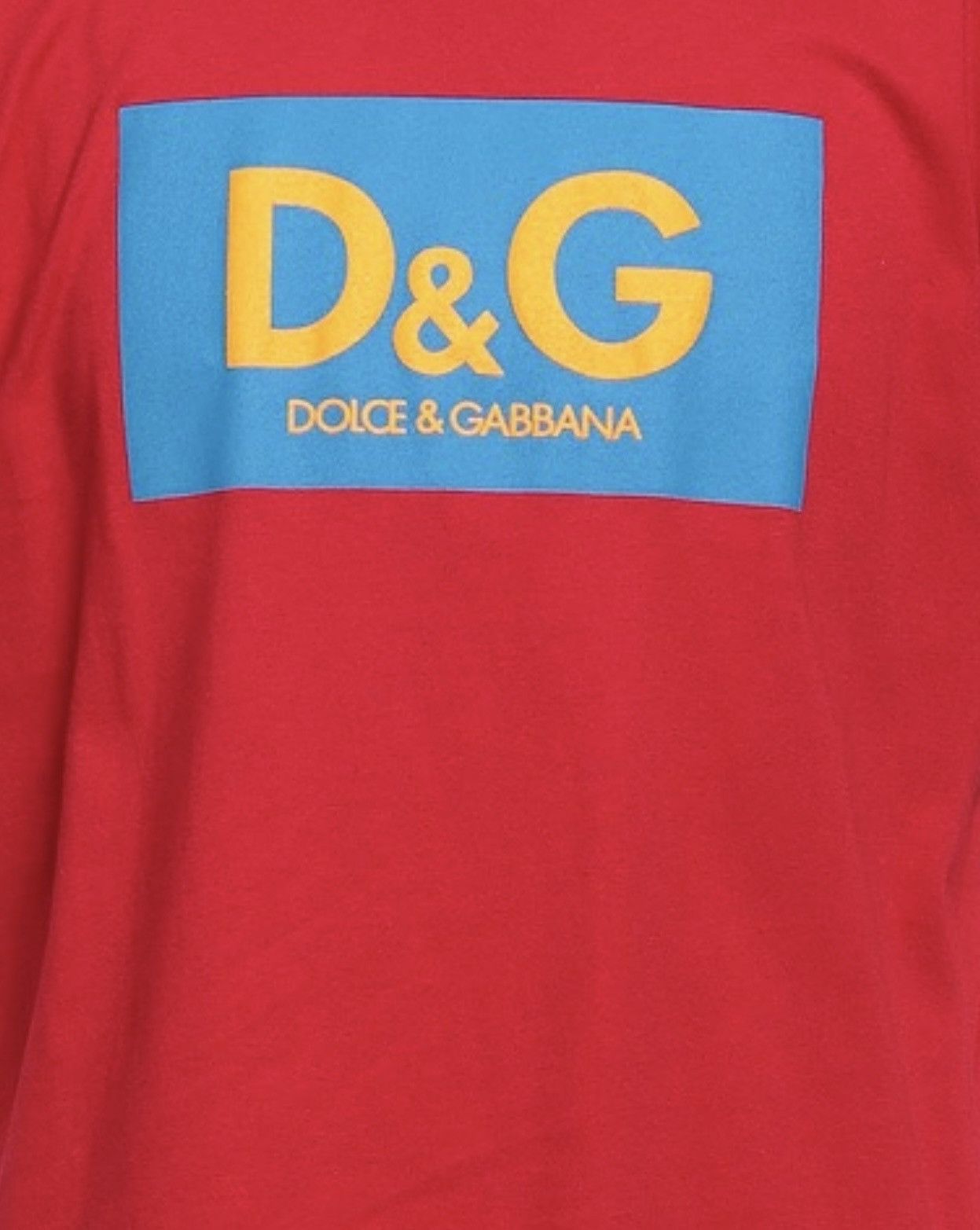 Dolce & Gabbana Dolce & Gabbana Color Block Logo T-Shirt – Size 56 Size US XL / EU 56 / 4 - 4 Thumbnail