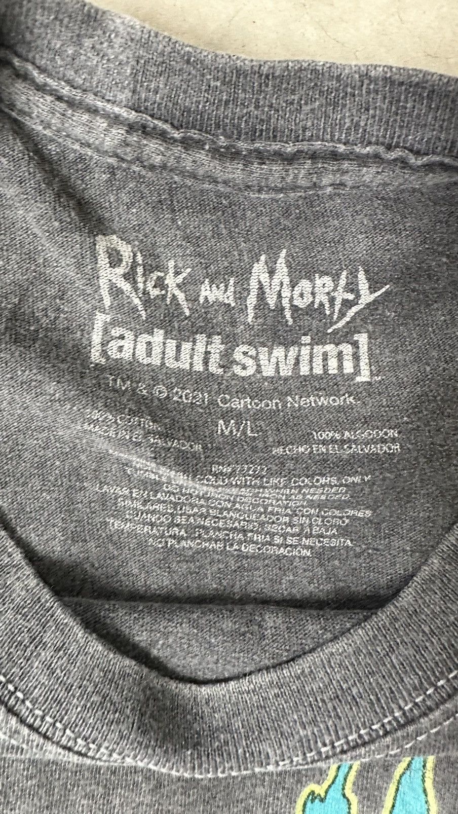 Other RICK AND MORTY ADULT SWIM TEE Size US M / EU 48-50 / 2 - 4 Thumbnail