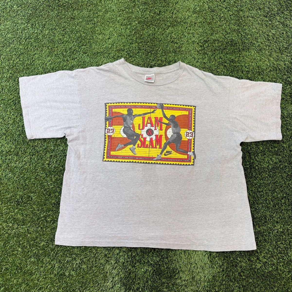 Nike Nike Vintage 'Jam & Slam' Michael Jordan Graphic Shirt Size US L / EU 52-54 / 3 - 1 Thumbnail